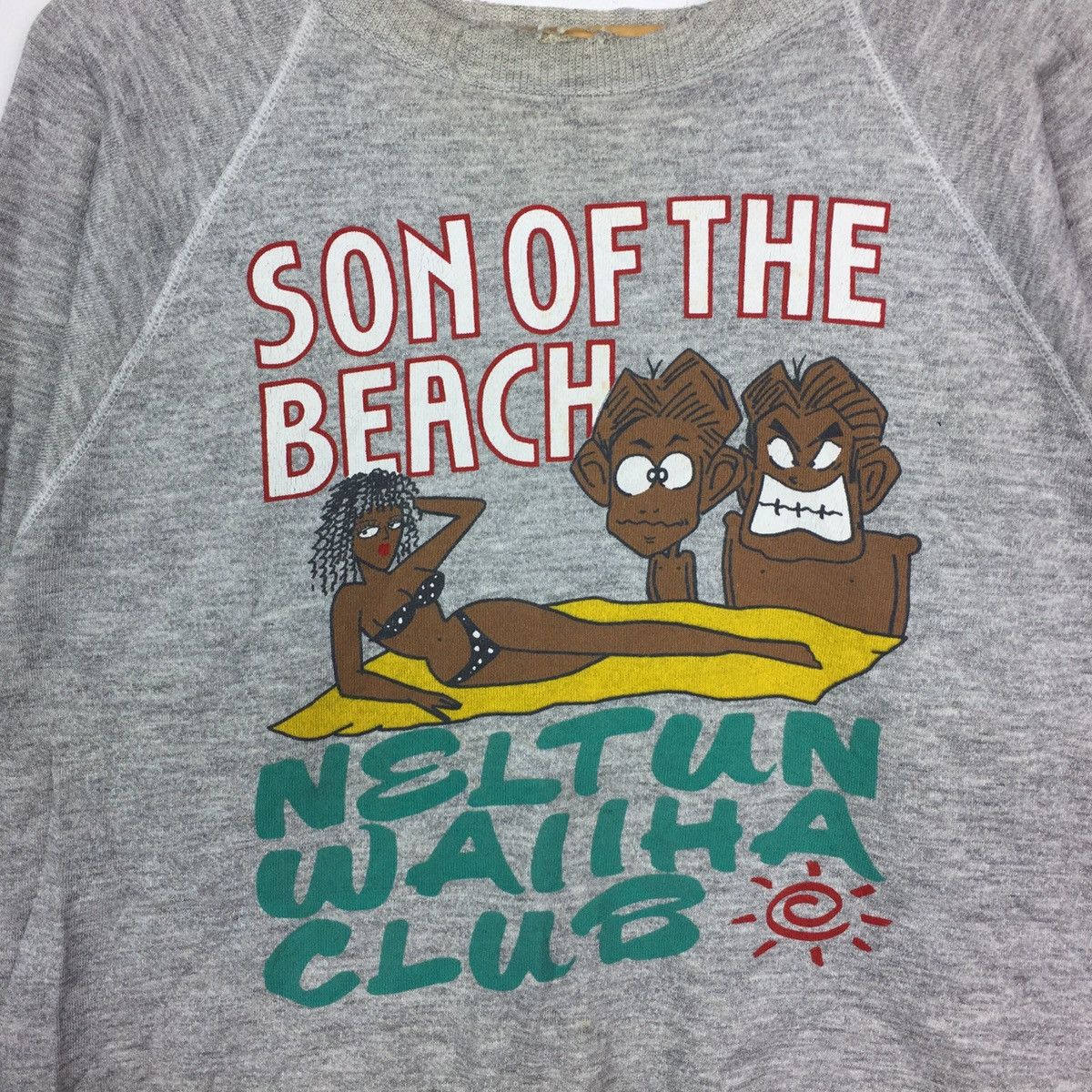 Vintage Vintage son of the beach Sweatshirt Casual Jumper Pullover Size US L / EU 52-54 / 3 - 2 Thumbnail