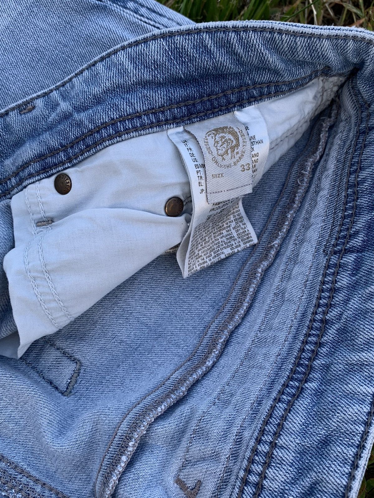 Diesel Vintage Diesel Belther-R jeans denim distressed style ( 33 ) Size US 33 - 8 Thumbnail
