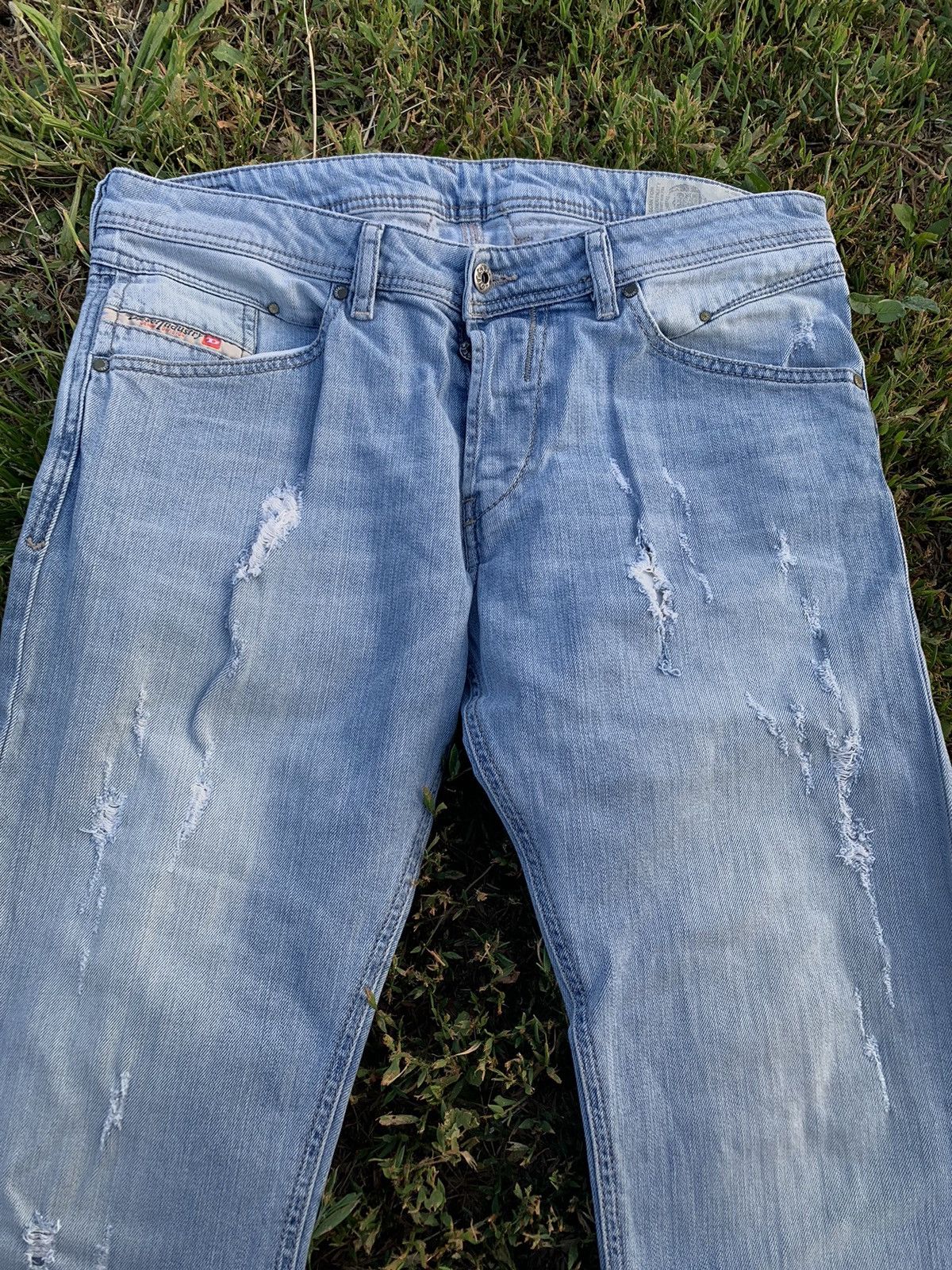 Diesel Vintage Diesel Belther-R jeans denim distressed style ( 33 ) Size US 33 - 2 Thumbnail