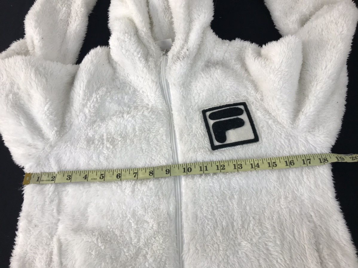 Fila Fila Fluffy Sweatshirt Jacket Zipper Embroidery Logo Size S / US 4 / IT 40 - 11 Thumbnail