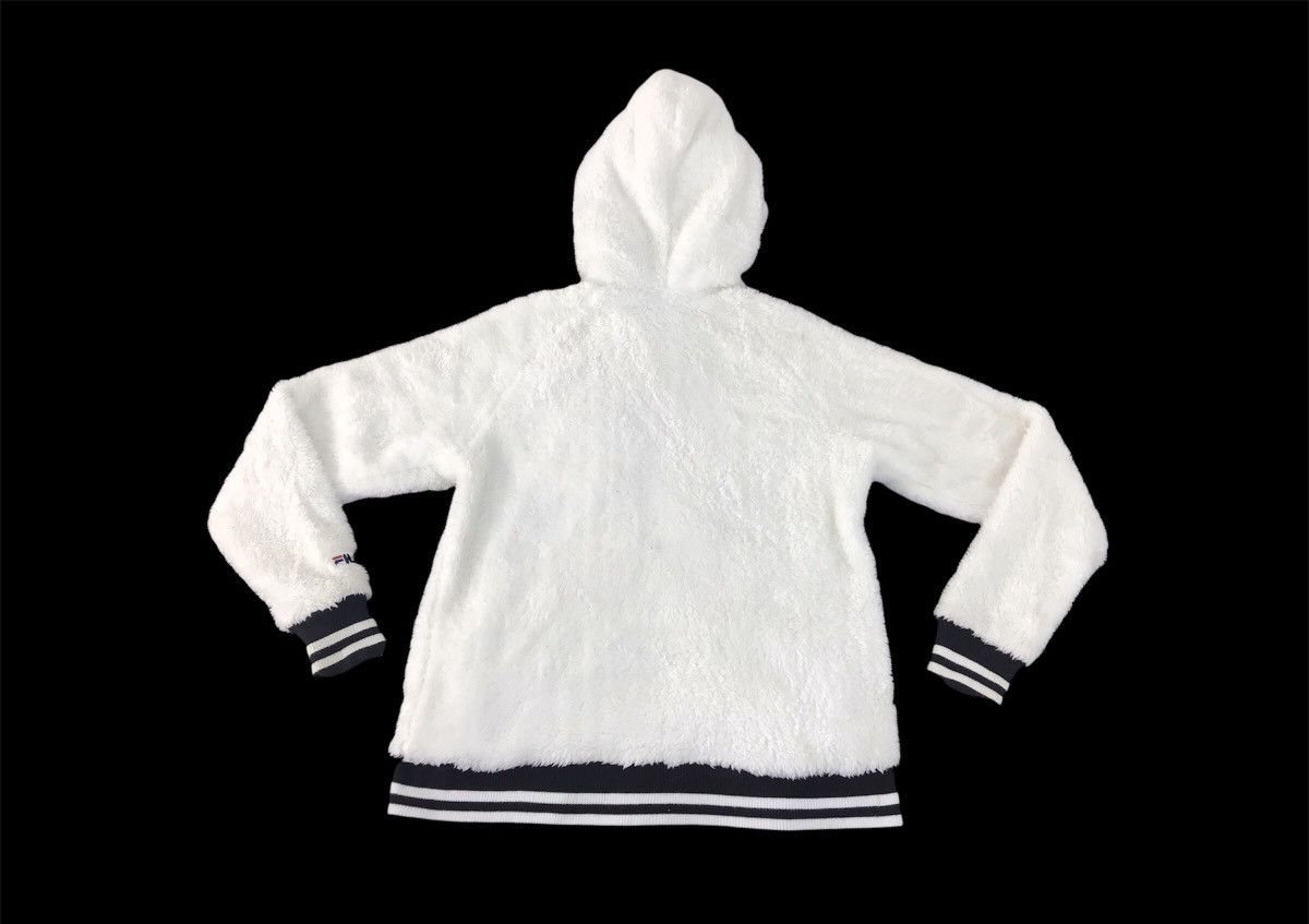 Fila Fila Fluffy Sweatshirt Jacket Zipper Embroidery Logo Size S / US 4 / IT 40 - 6 Thumbnail