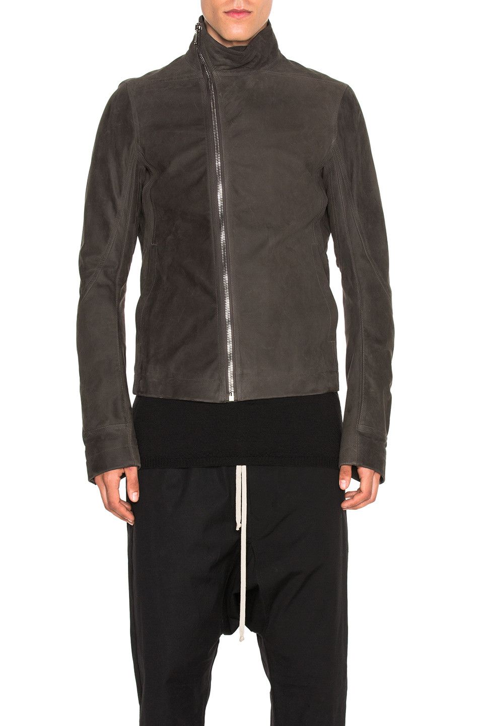 rick owens fw16 mollino leather jacket