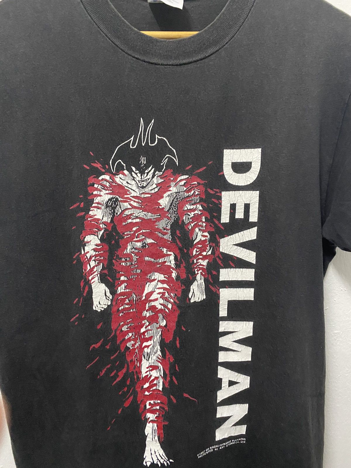 Anime Vintage Devilman Akira Fudou Rare Size US M / EU 48-50 / 2 - 2 Thumbnail
