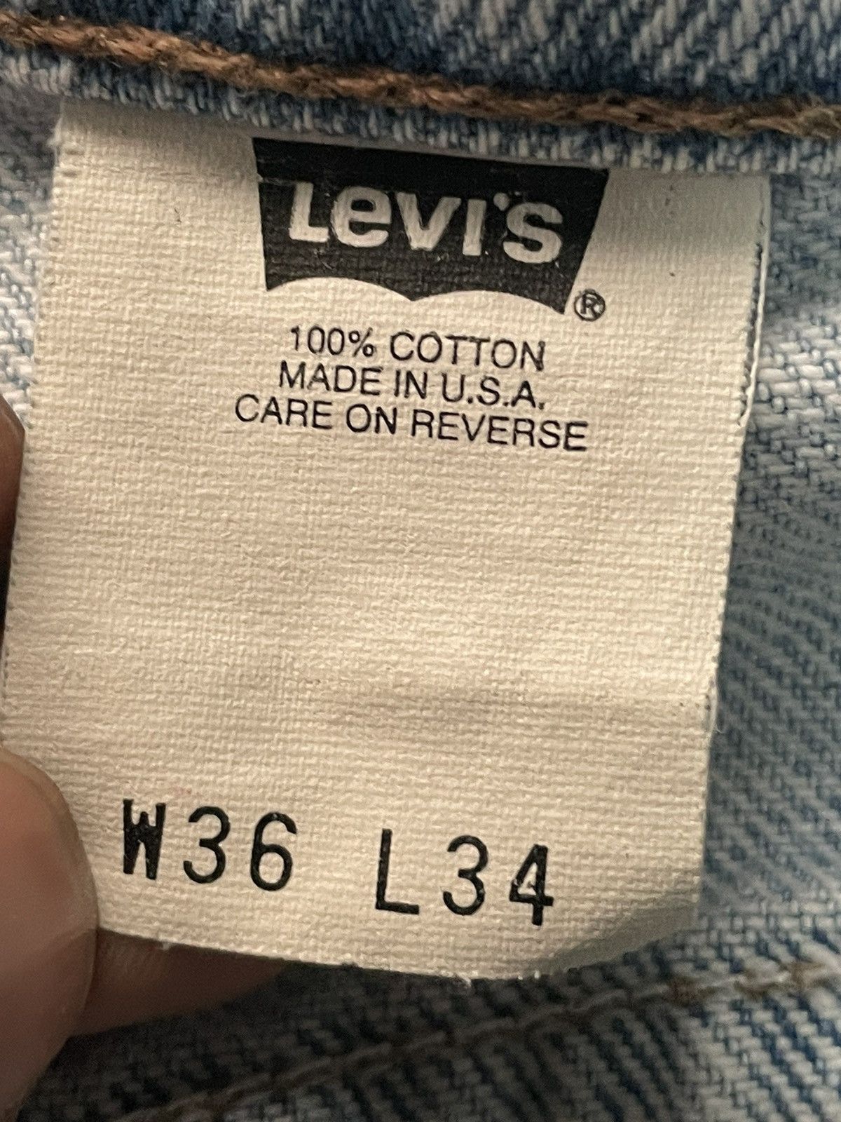 Levi's × Vintage Vintage 1995 Levis Silvertab Baggy Size US 35 - 13 Thumbnail