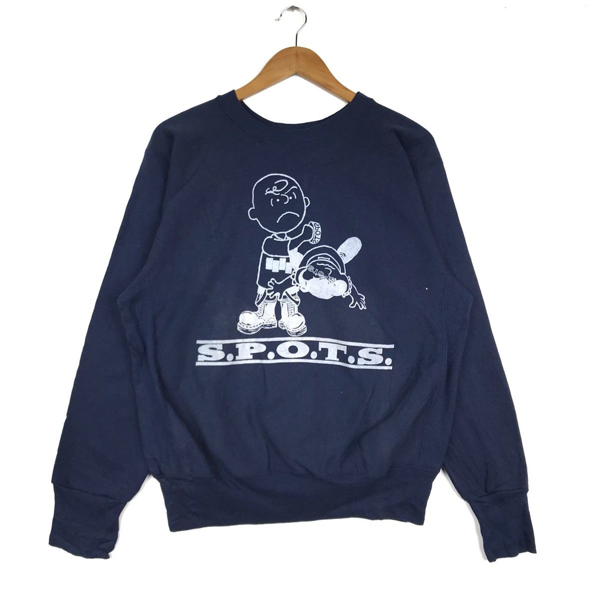 Cartoon Network Vintage 80s Peanuts Charlie Brown By S.P.O.T.S Sweatshirt Size US M / EU 48-50 / 2 - 1 Thumbnail
