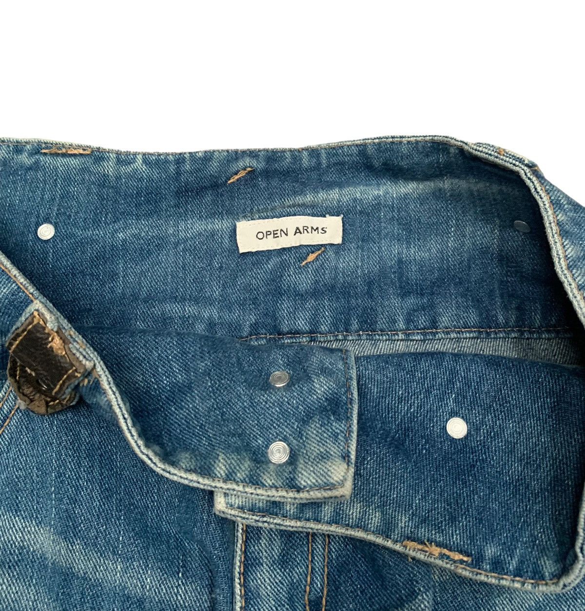 14th Addiction × If Six Was Nine × Japanese Brand Rare Design Vintage Brand Open Arms Baggy Jeans 1990s Size US 32 / EU 48 - 7 Thumbnail
