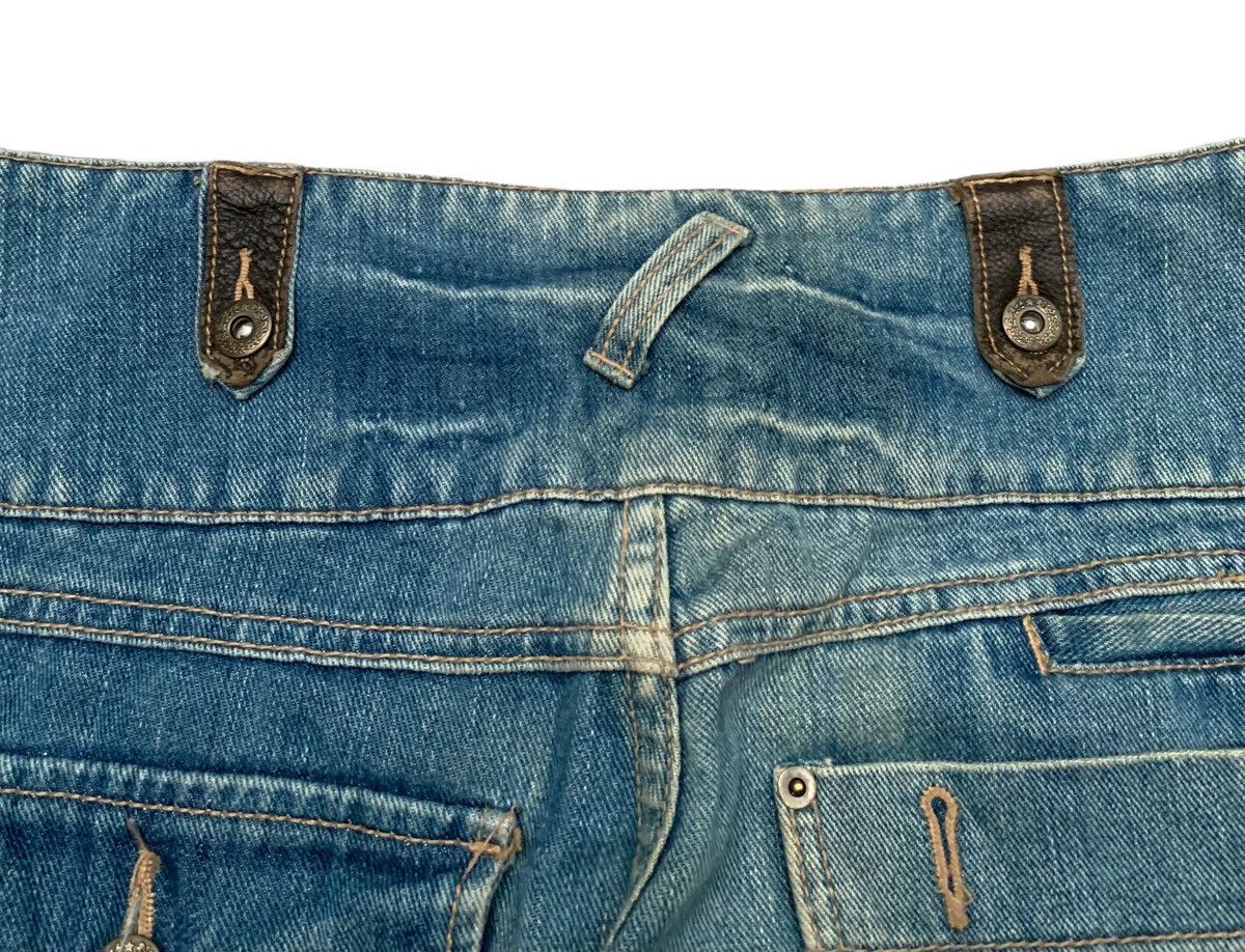 14th Addiction × If Six Was Nine × Japanese Brand Rare Design Vintage Brand Open Arms Baggy Jeans 1990s Size US 32 / EU 48 - 6 Thumbnail