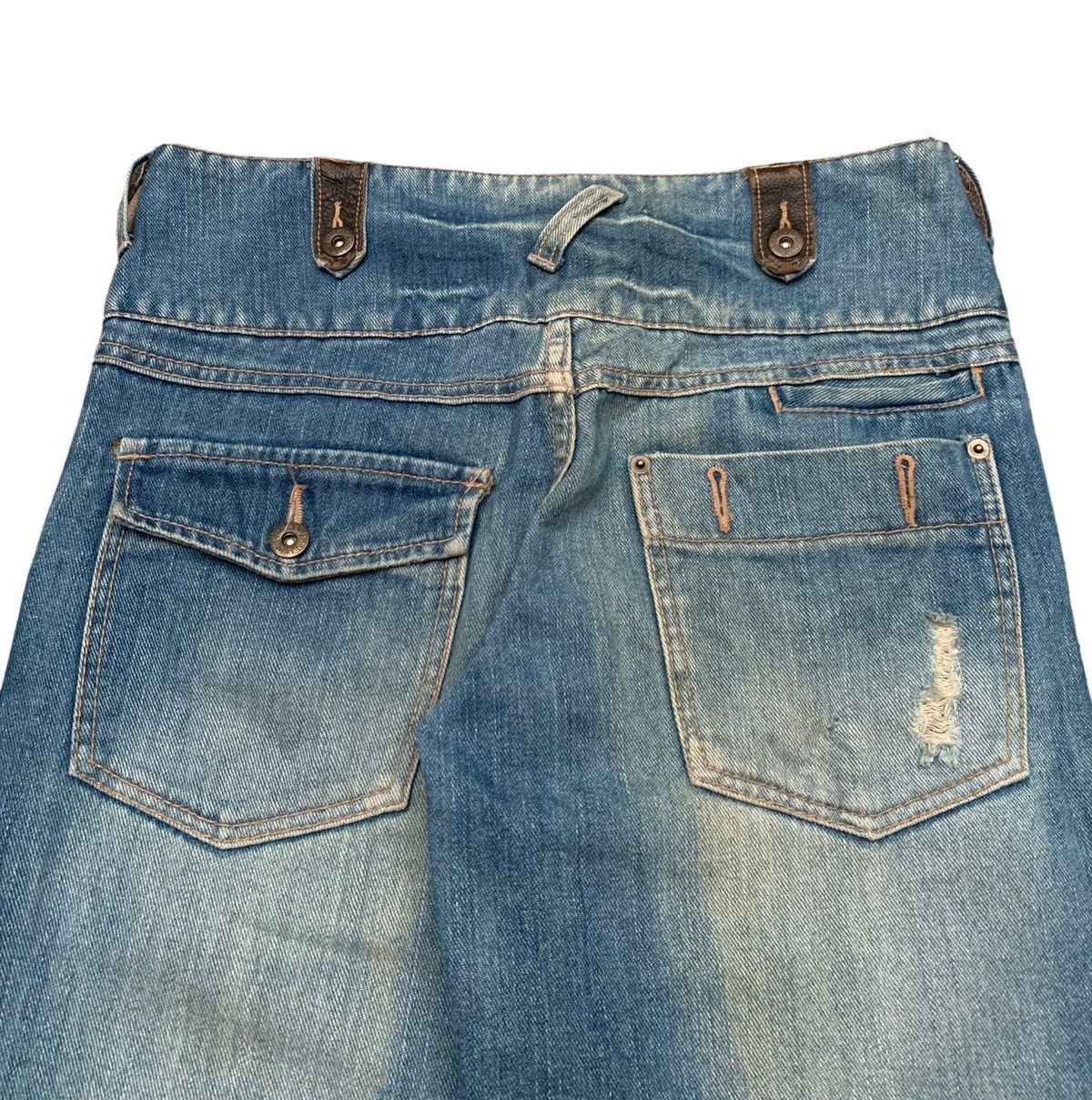 14th Addiction × If Six Was Nine × Japanese Brand Rare Design Vintage Brand Open Arms Baggy Jeans 1990s Size US 32 / EU 48 - 4 Thumbnail