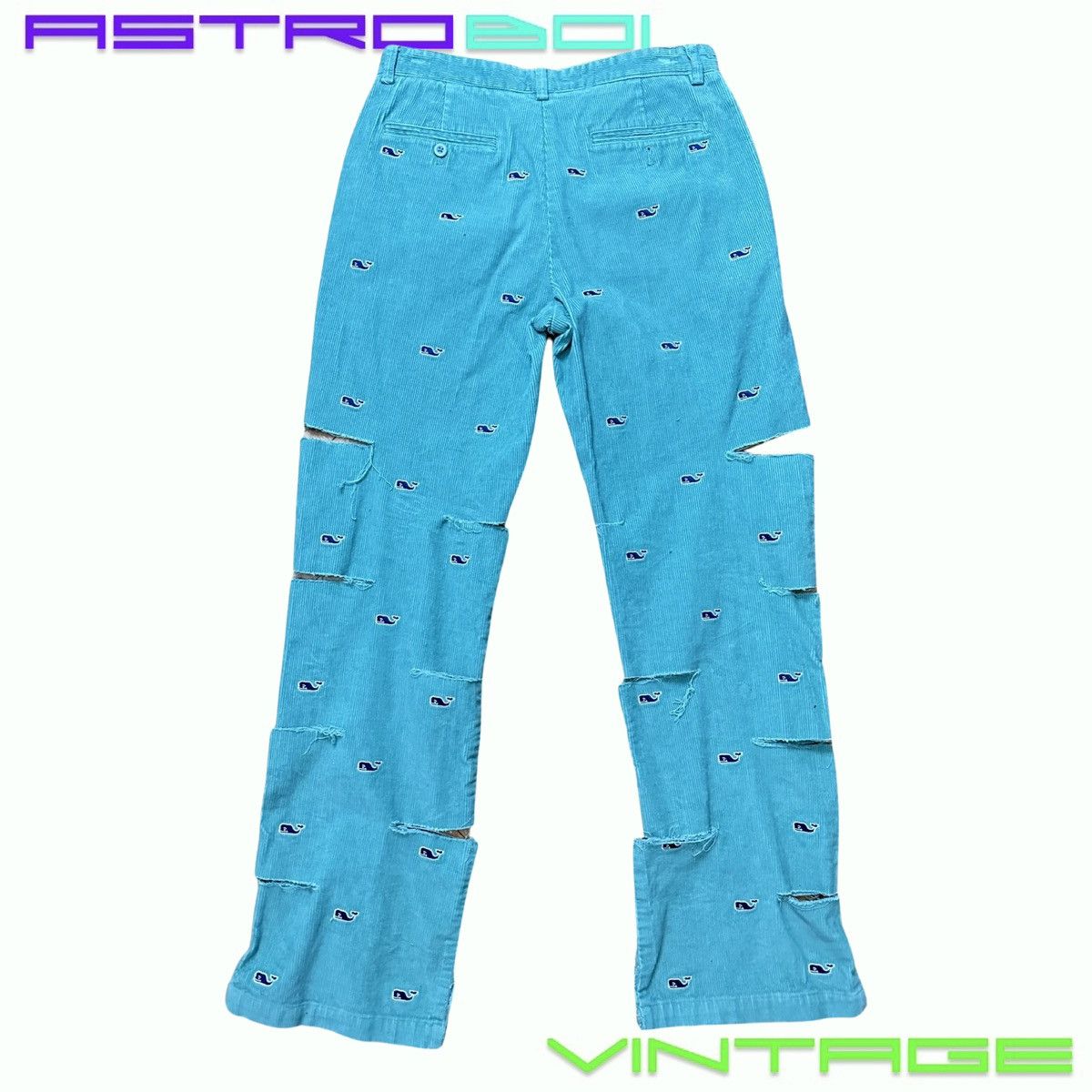 Vineyard Vines ASTROBOI VINEYARD VINES BLUE RIPPED CORDUROY PANTS _ 30" Size US 30 / EU 46 - 4 Thumbnail