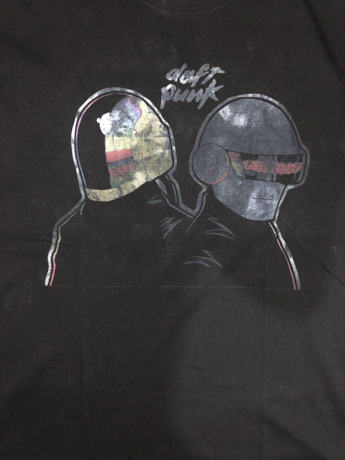 Band Tees × Rap Tees Vintage Daft Punk 00s Poland Promo T-Shirt Size US L / EU 52-54 / 3 - 3 Thumbnail