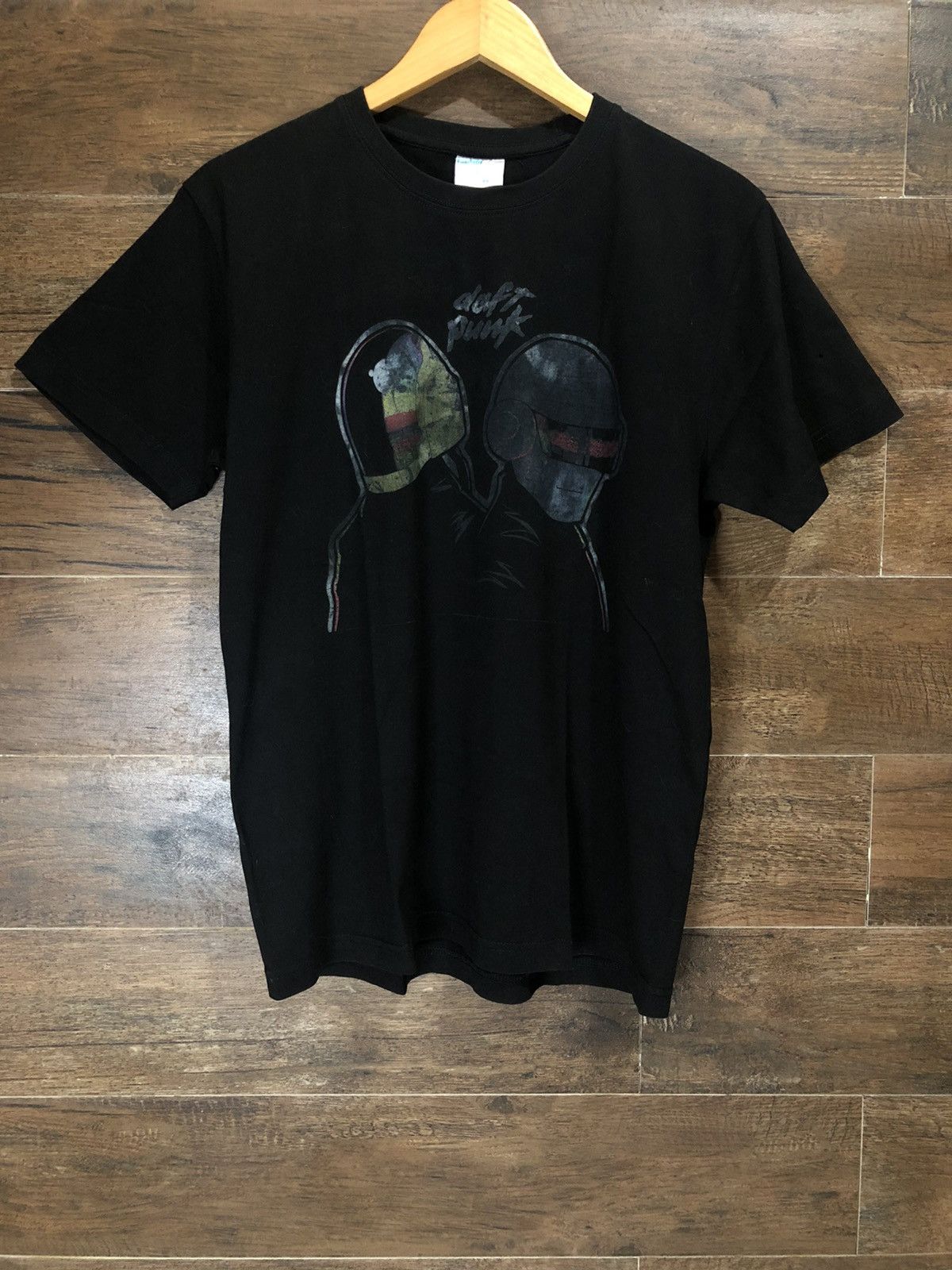 Band Tees × Rap Tees Vintage Daft Punk 00s Poland Promo T-Shirt Size US L / EU 52-54 / 3 - 2 Thumbnail