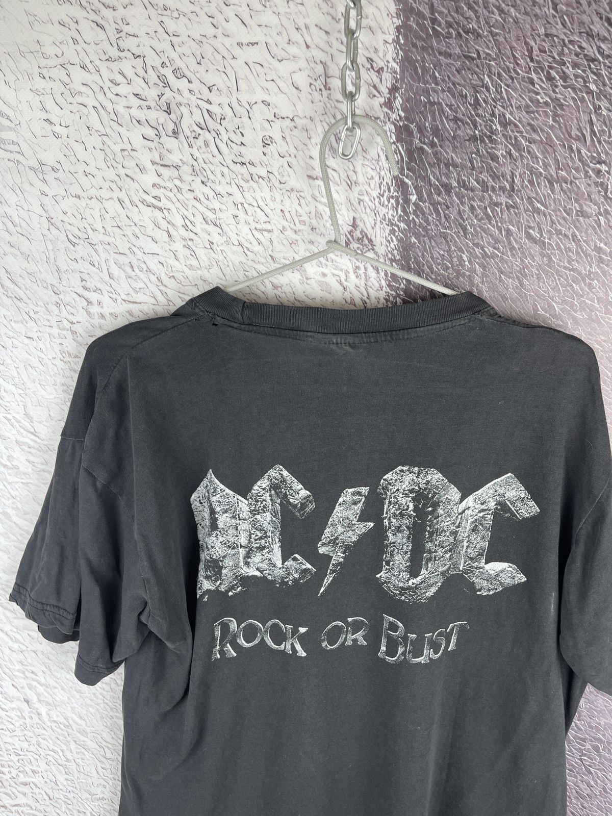 AC/DC AC/DC Rock or Bust vintage 90s y2k band tee shirt Size US M / EU 48-50 / 2 - 11 Thumbnail