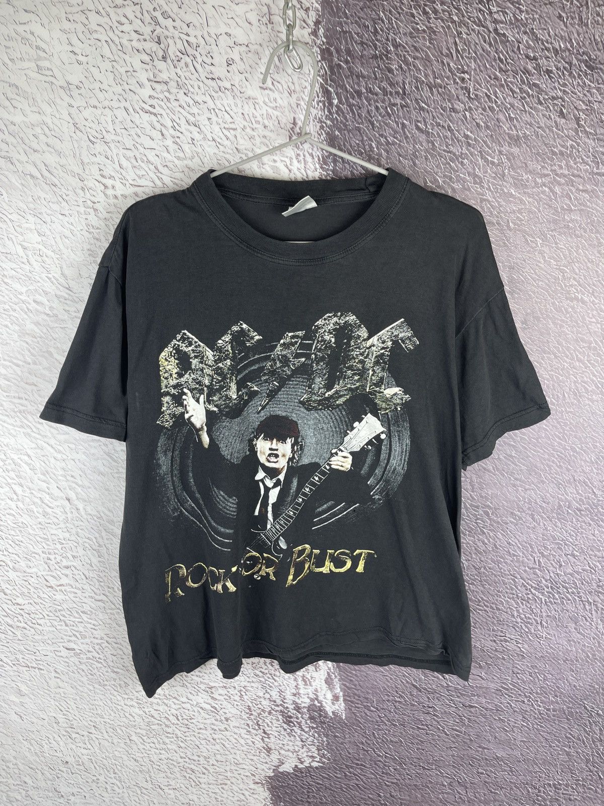AC/DC AC/DC Rock or Bust vintage 90s y2k band tee shirt Size US M / EU 48-50 / 2 - 1 Thumbnail