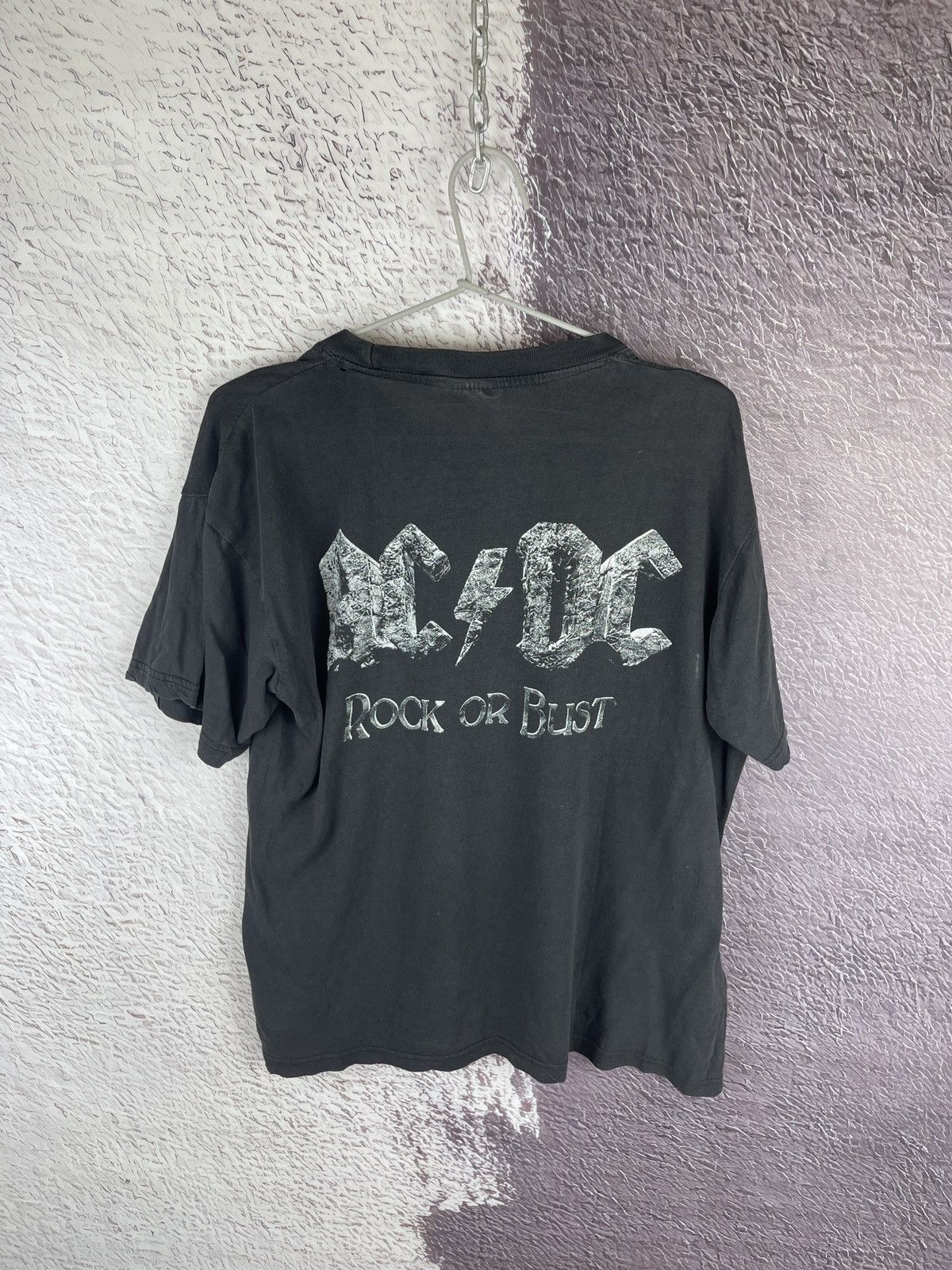 AC/DC AC/DC Rock or Bust vintage 90s y2k band tee shirt Size US M / EU 48-50 / 2 - 2 Thumbnail