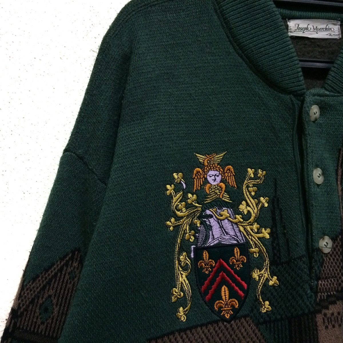 Japanese Brand Vintage Joseph Myerchin Full Print Art Boy Scout Knitwear Size US XL / EU 56 / 4 - 2 Thumbnail