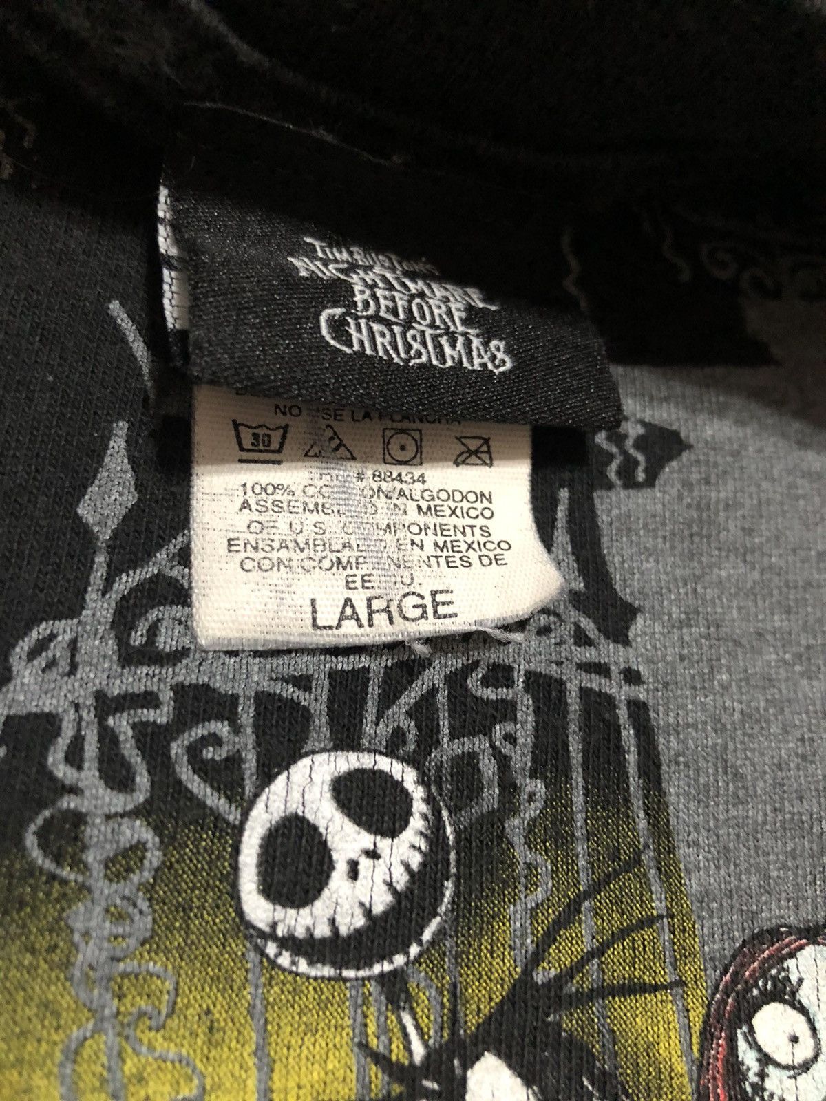 Vintage The Nightmare Before Christmas Tee Shirt
