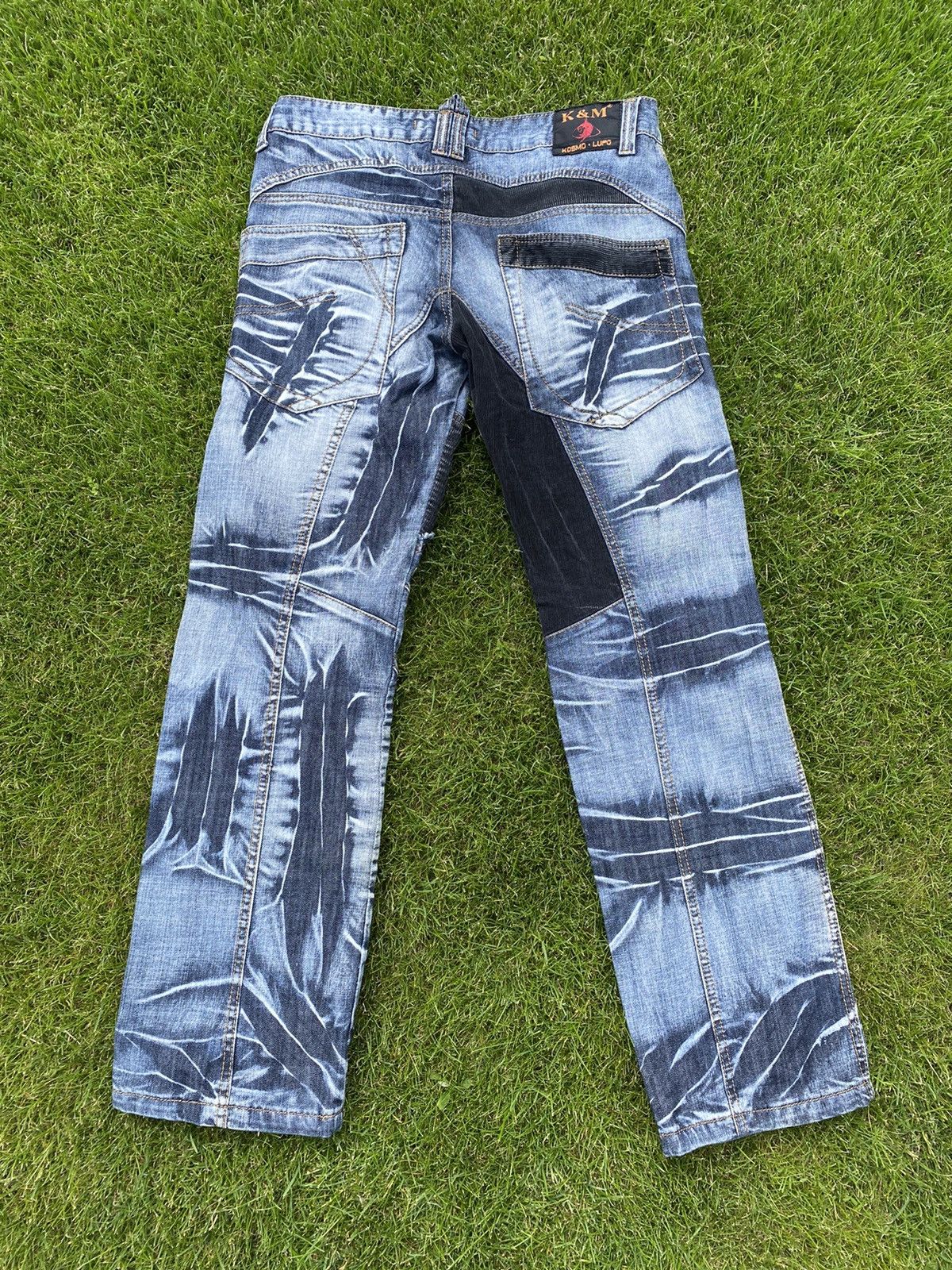 Japanese Brand Multicolor avant grade denim pants Size US 34 / EU 50 - 2 Thumbnail