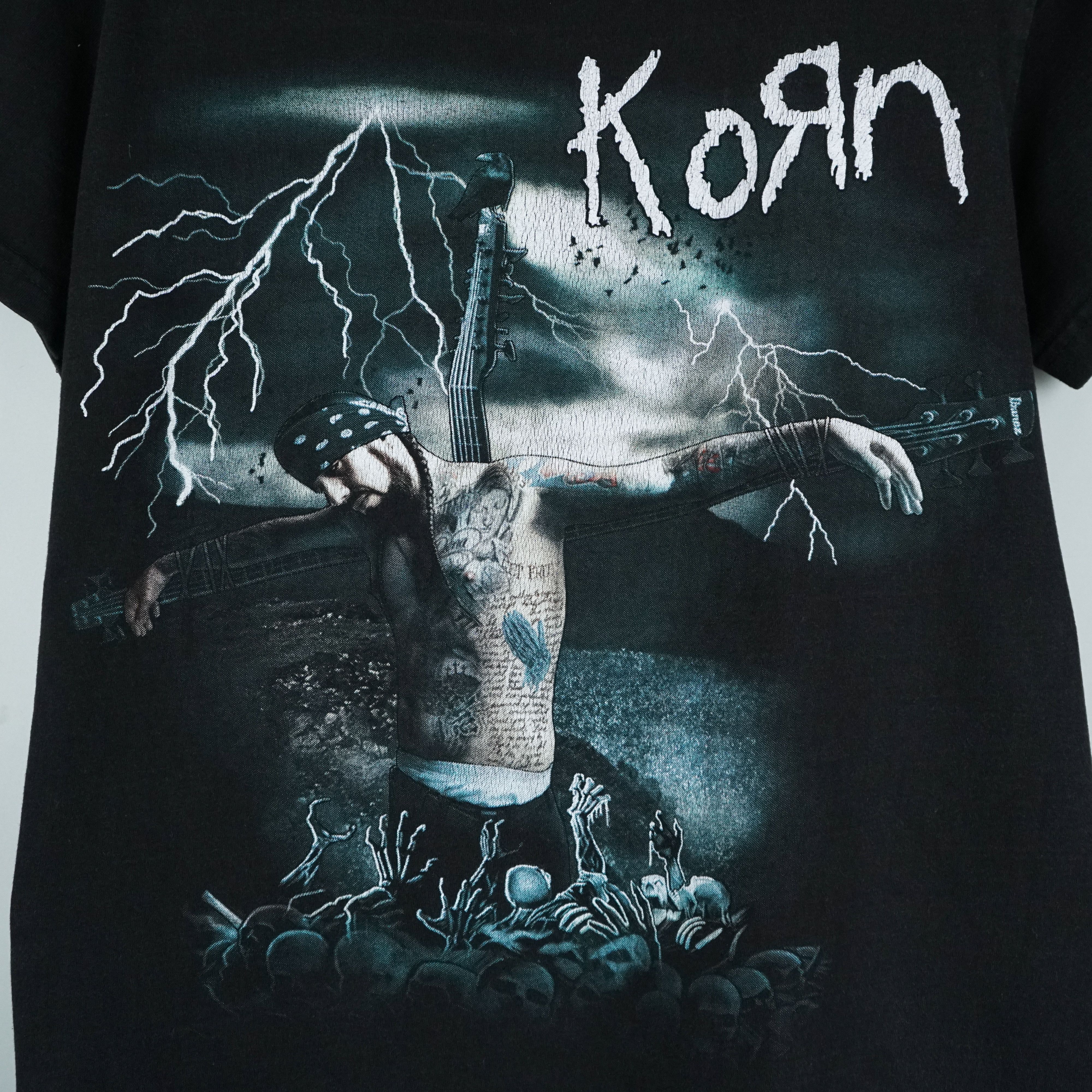 Band Tees × Vintage 90s Korn t-shirt Size US M / EU 48-50 / 2 - 2 Thumbnail