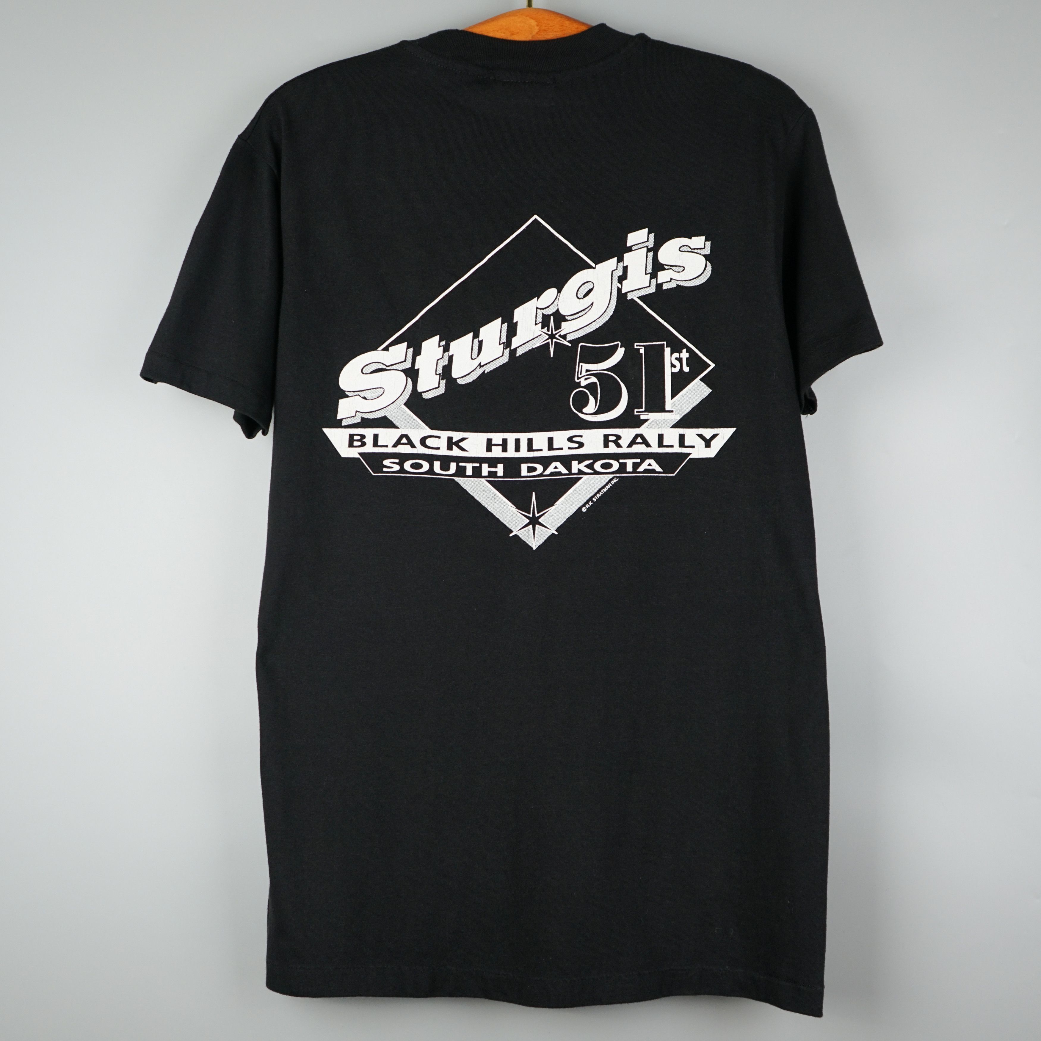 Harley Davidson × Vintage 1990s Harley Davidson Sturgis t-shirt Size US M / EU 48-50 / 2 - 6 Thumbnail