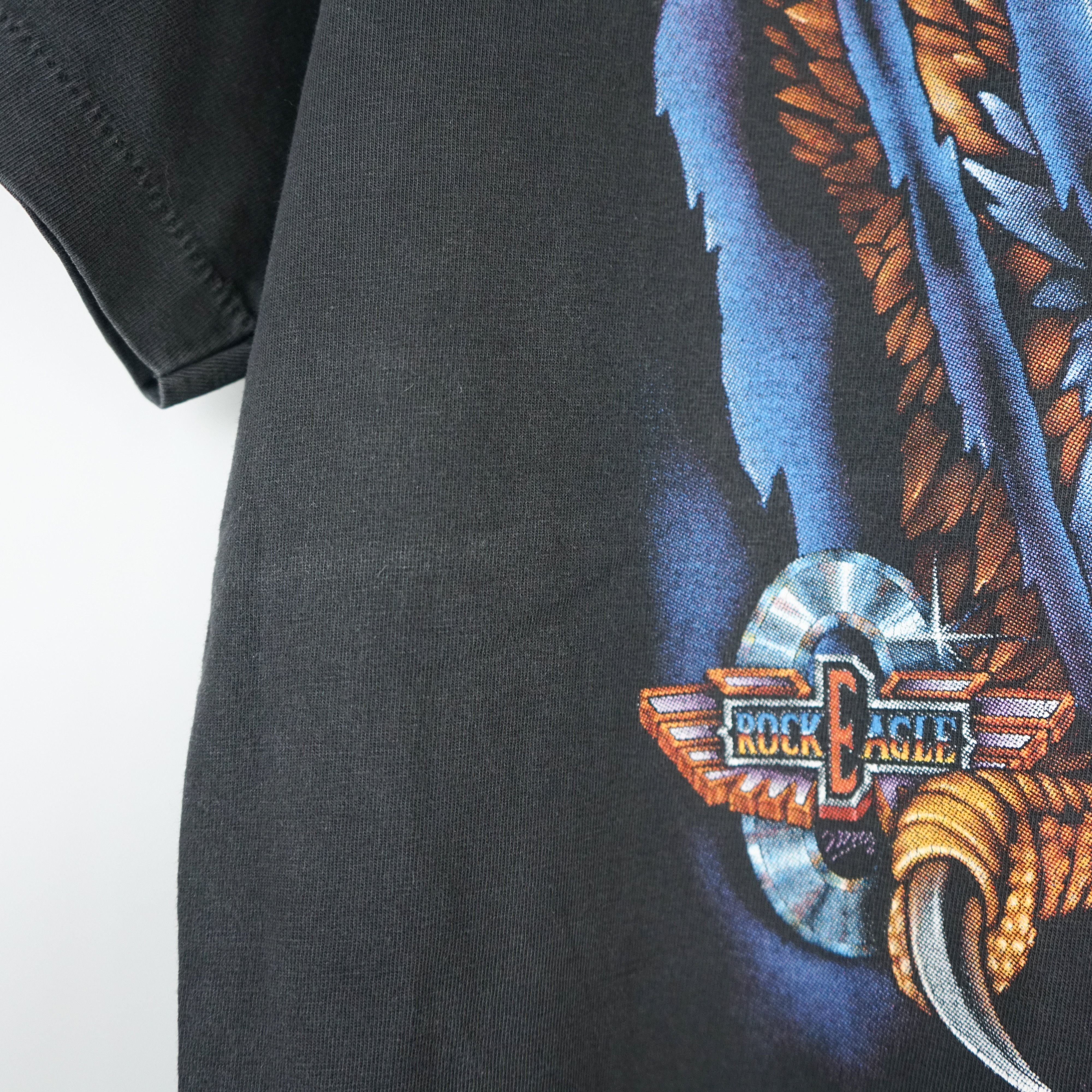 Vintage Vintage Rock Eagle t shirt 90s Big Eagle All over print Size US M / EU 48-50 / 2 - 5 Thumbnail