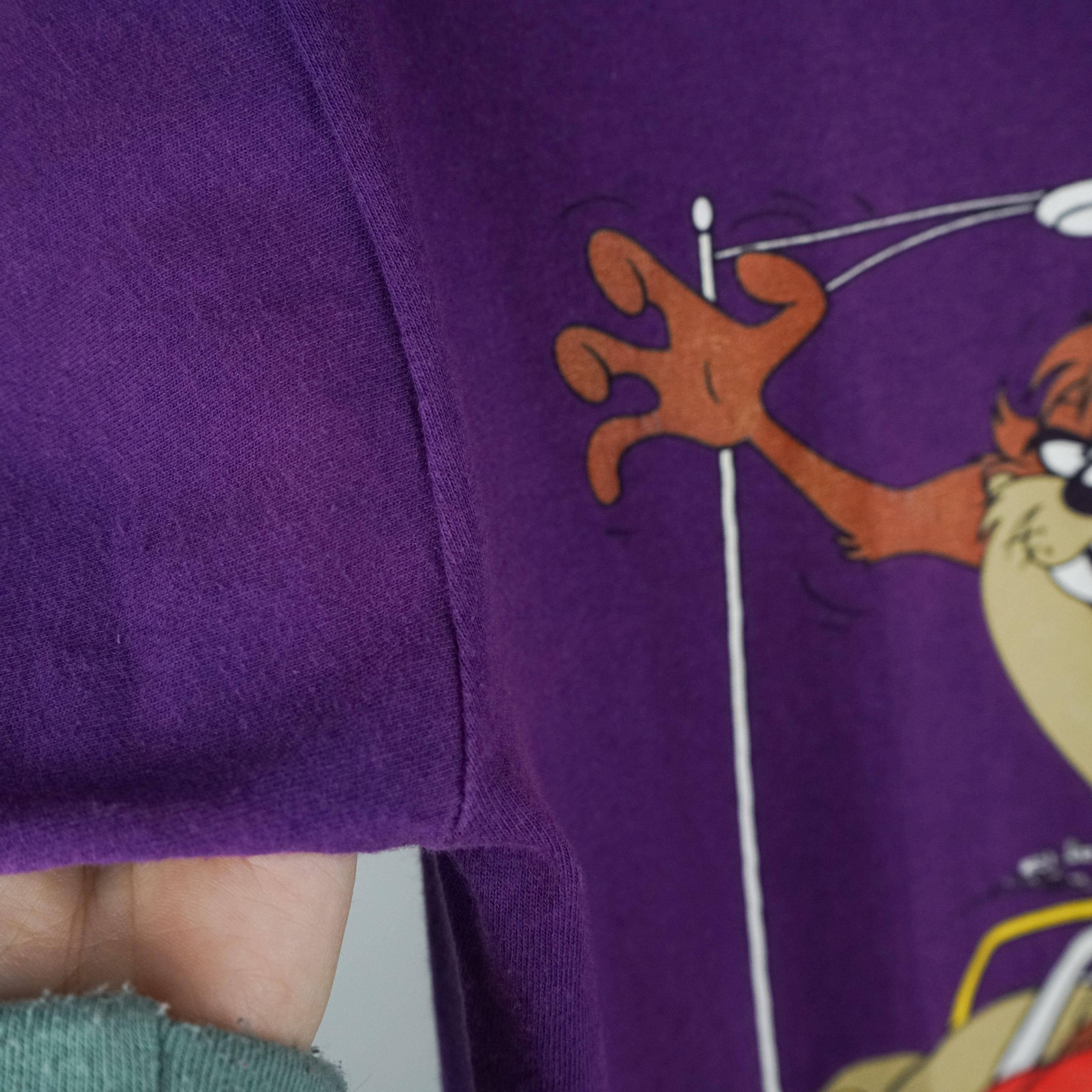 Cartoon Network × Vintage × Warner Bros 1993 Looney Tunes Taz t-shirt Size US M / EU 48-50 / 2 - 5 Thumbnail