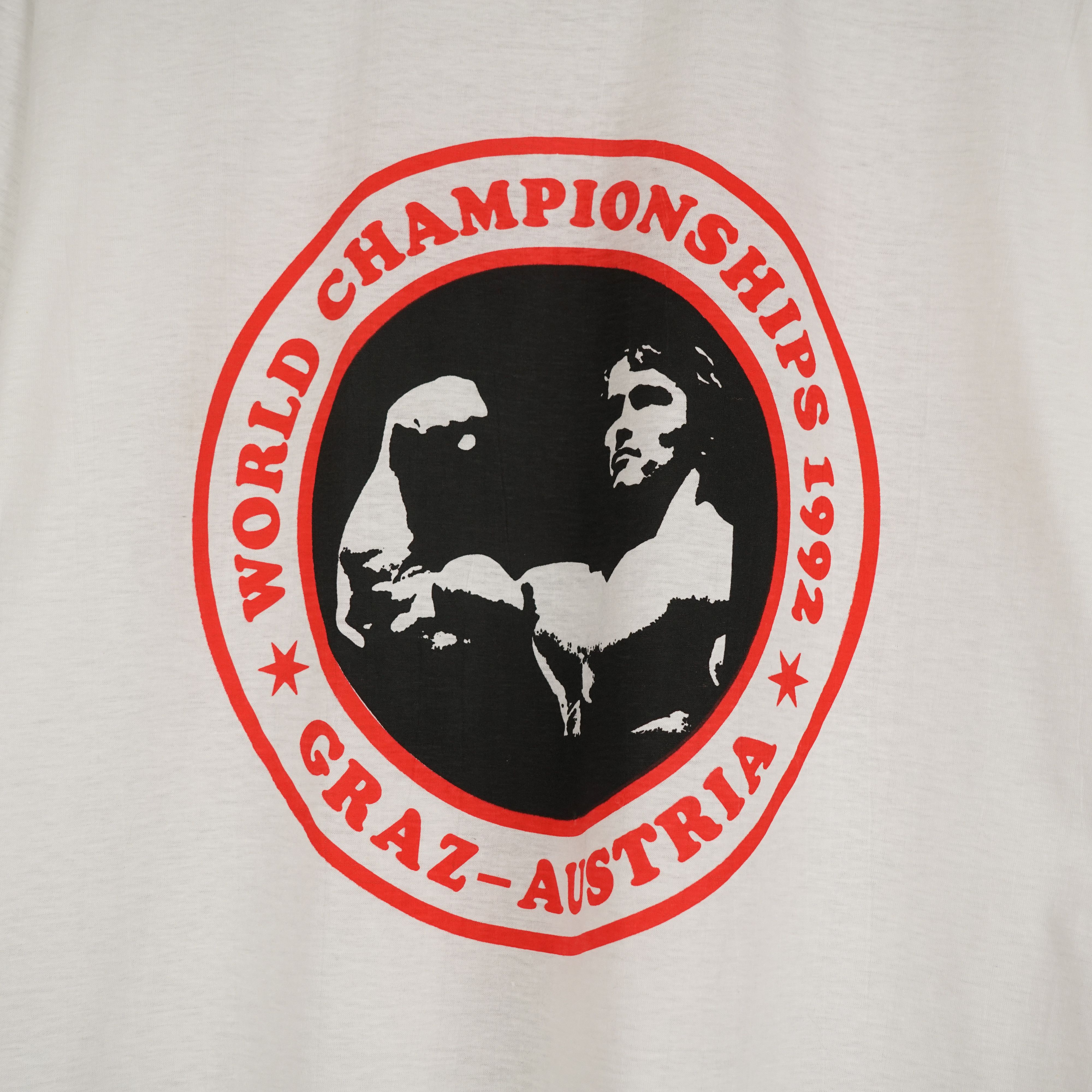 Vintage Vintage arnold schwarzenegger championship 1992 Size US M / EU 48-50 / 2 - 2 Thumbnail