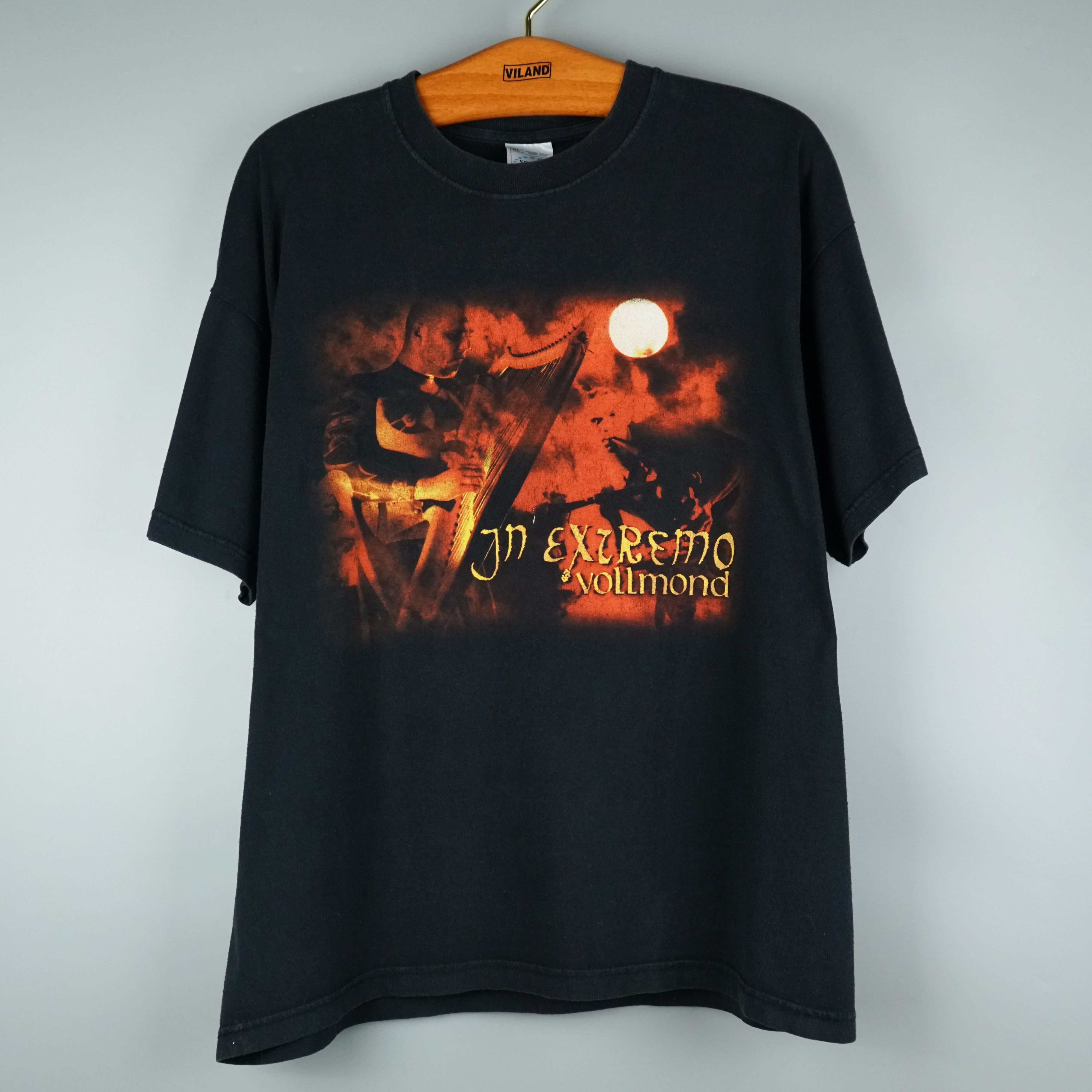 Band Tees × Vintage 2001 in extremo t shirt Size US XL / EU 56 / 4 - 1 Thumbnail