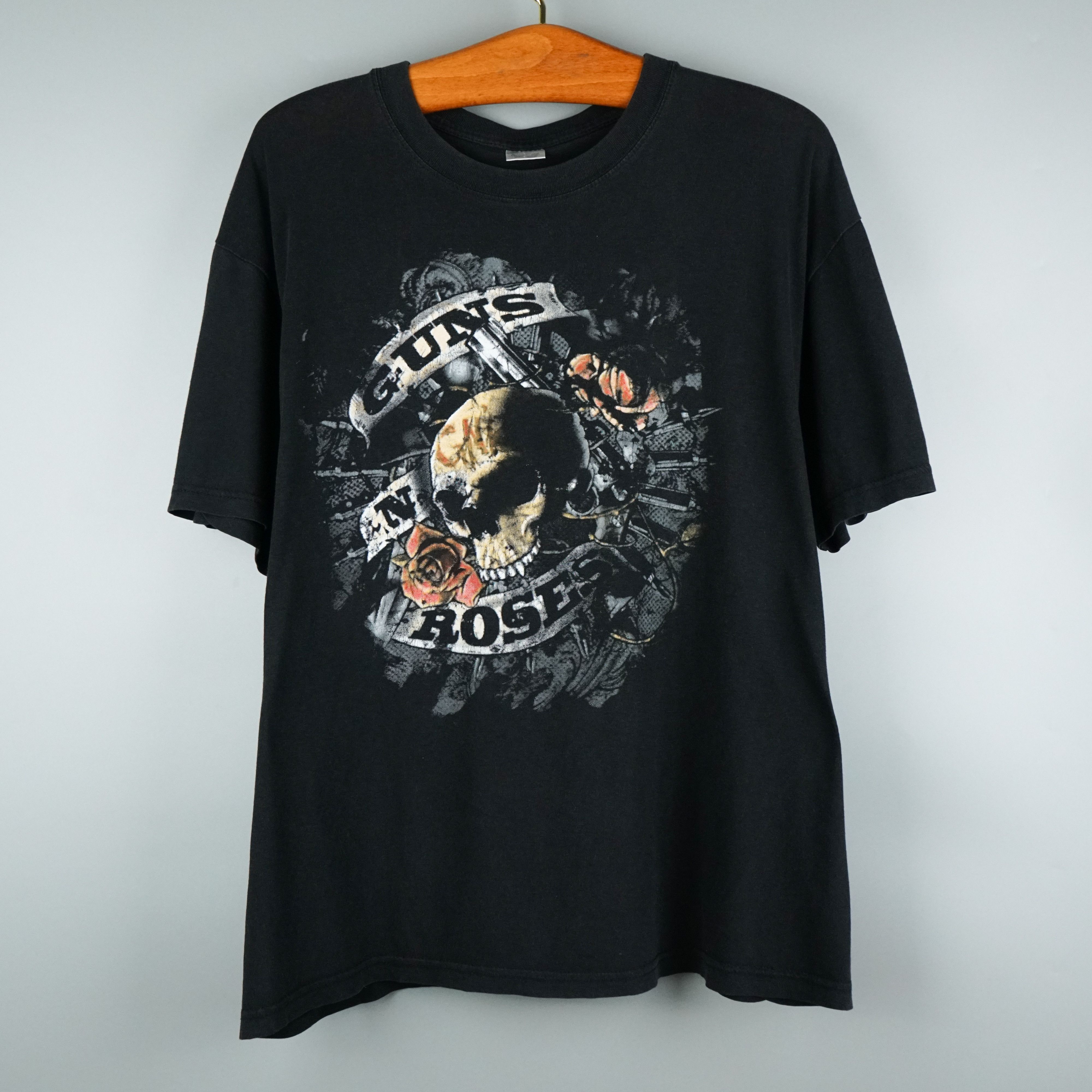 Band Tees × Vintage 90s Guns N Roses t-shirt Size US XL / EU 56 / 4 - 1 Thumbnail