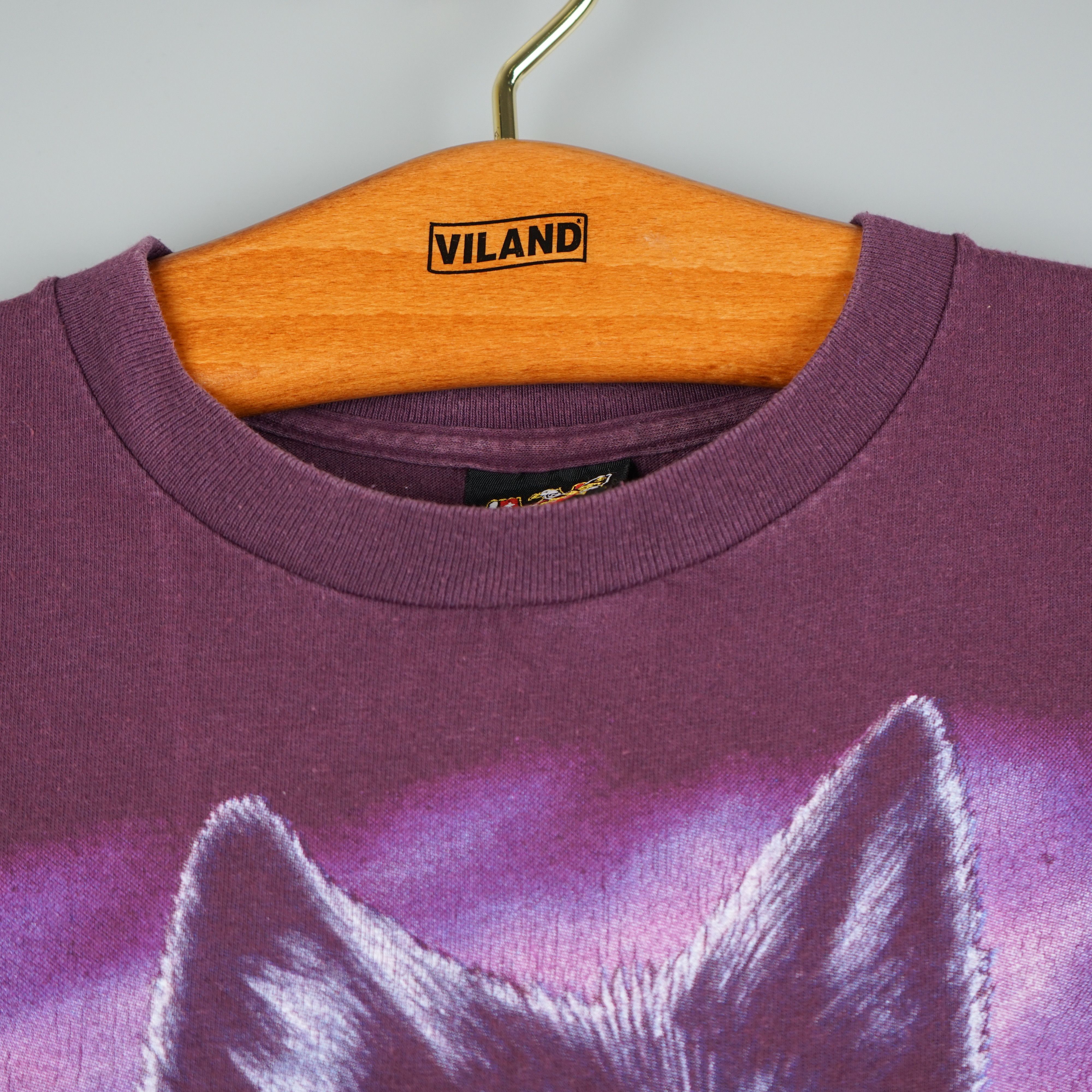 Harley Davidson × Vintage 1990s 3D-Emblem Wolf t-shirt Size US M / EU 48-50 / 2 - 5 Thumbnail