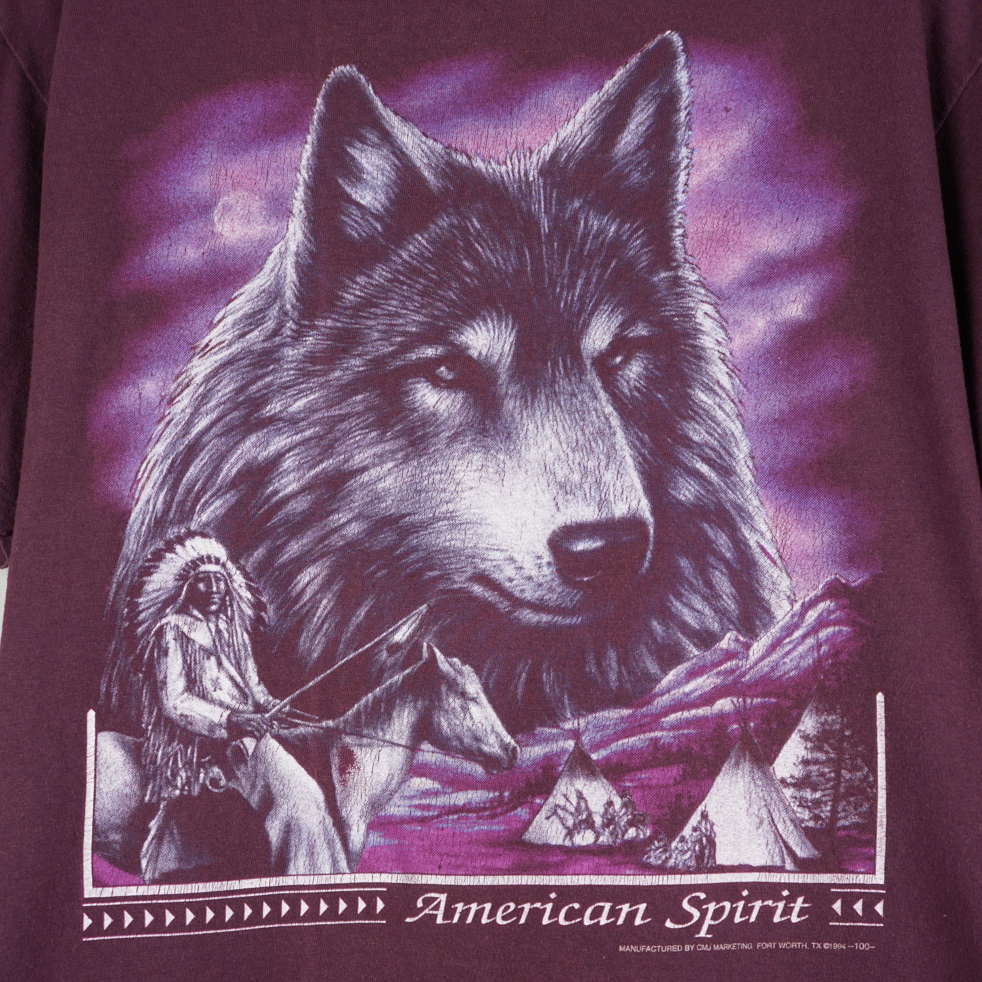 Harley Davidson × Vintage 1990s 3D-Emblem Wolf t-shirt Size US M / EU 48-50 / 2 - 2 Thumbnail