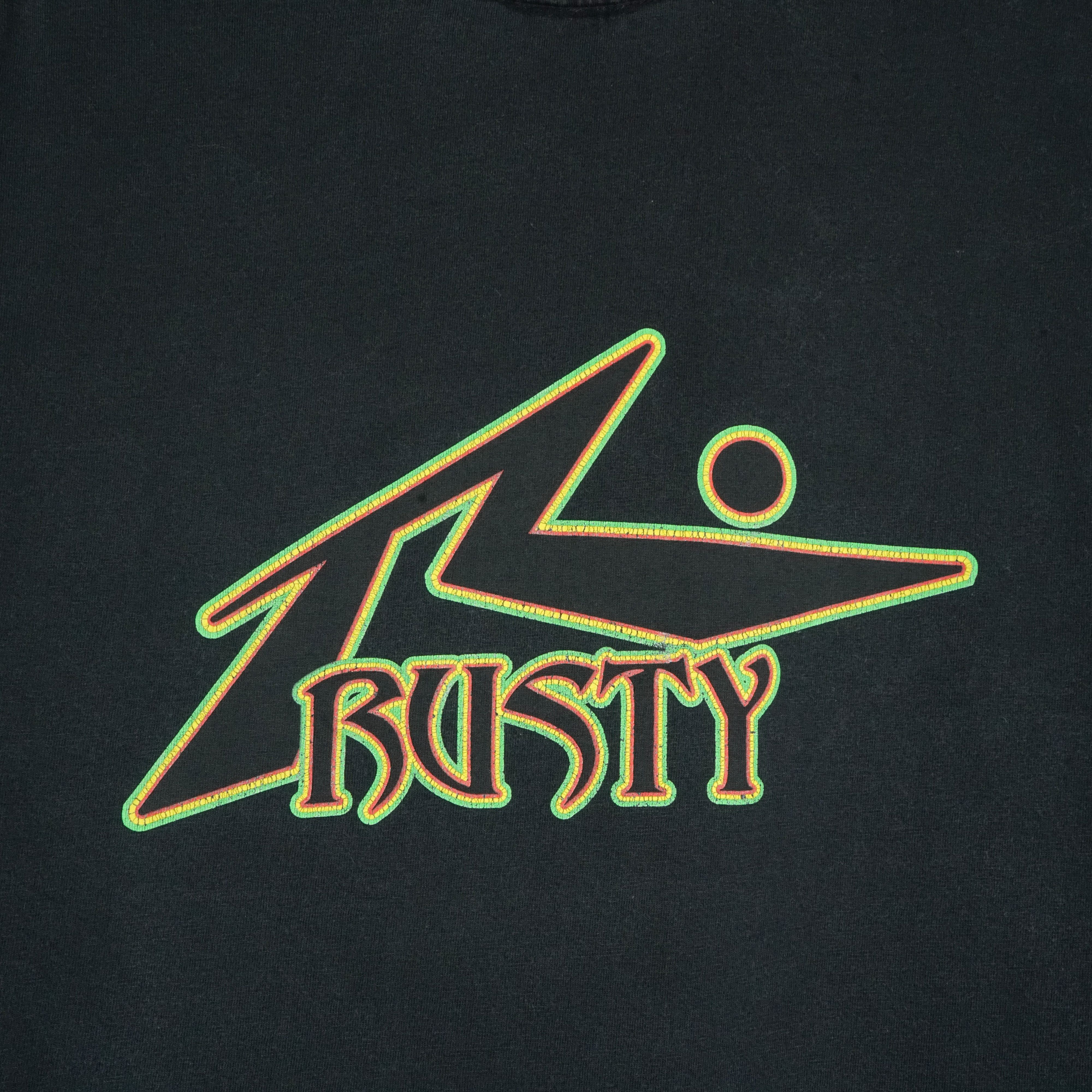 Rusty × Vintage 1990s Rusty t-shirt Size US M / EU 48-50 / 2 - 5 Thumbnail