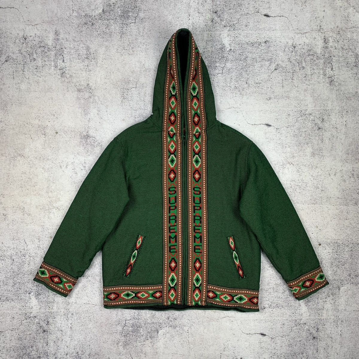 Supreme × Vintage Supreme Navajo Pattern Hoodie Jacket Size US M / EU 48-50 / 2 - 3 Thumbnail