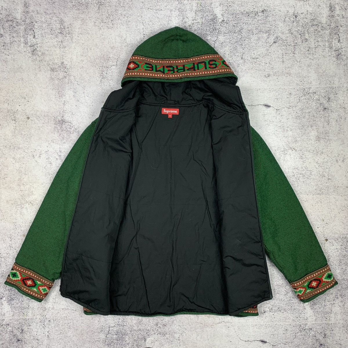 Supreme × Vintage Supreme Navajo Pattern Hoodie Jacket Size US M / EU 48-50 / 2 - 9 Thumbnail