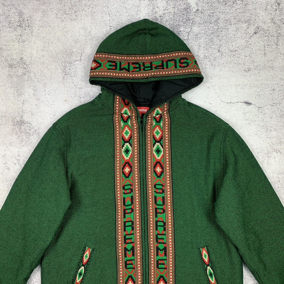 Supreme × Vintage Supreme Navajo Pattern Hoodie Jacket Size US M / EU 48-50 / 2 - 2 Thumbnail