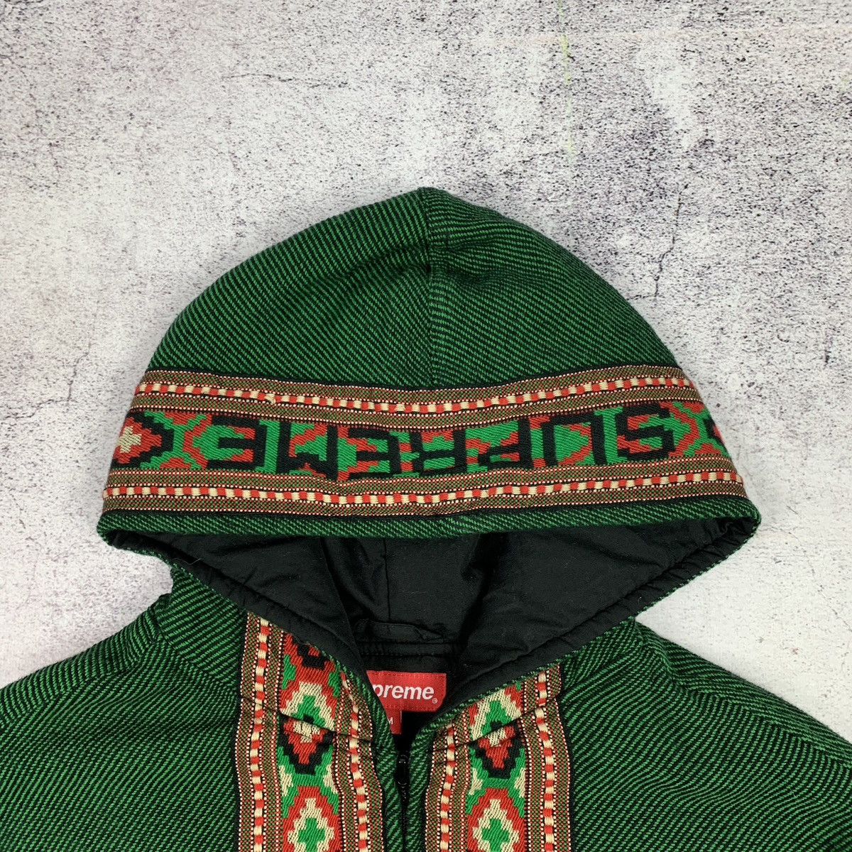 Supreme × Vintage Supreme Navajo Pattern Hoodie Jacket Size US M / EU 48-50 / 2 - 8 Thumbnail