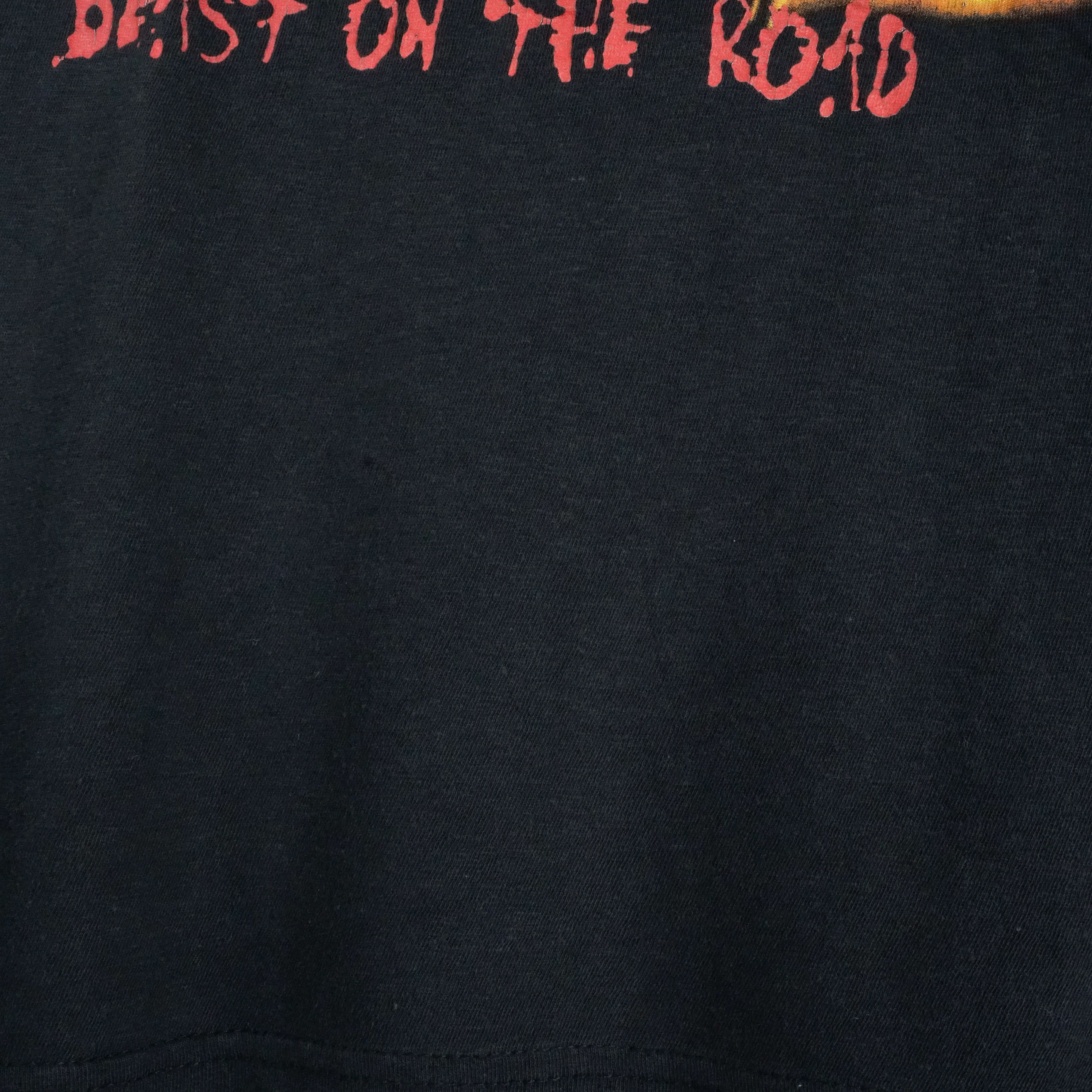 Band Tees × Vintage 1990s Iron Maiden Beast on The Road t-shirt Size US M / EU 48-50 / 2 - 4 Thumbnail