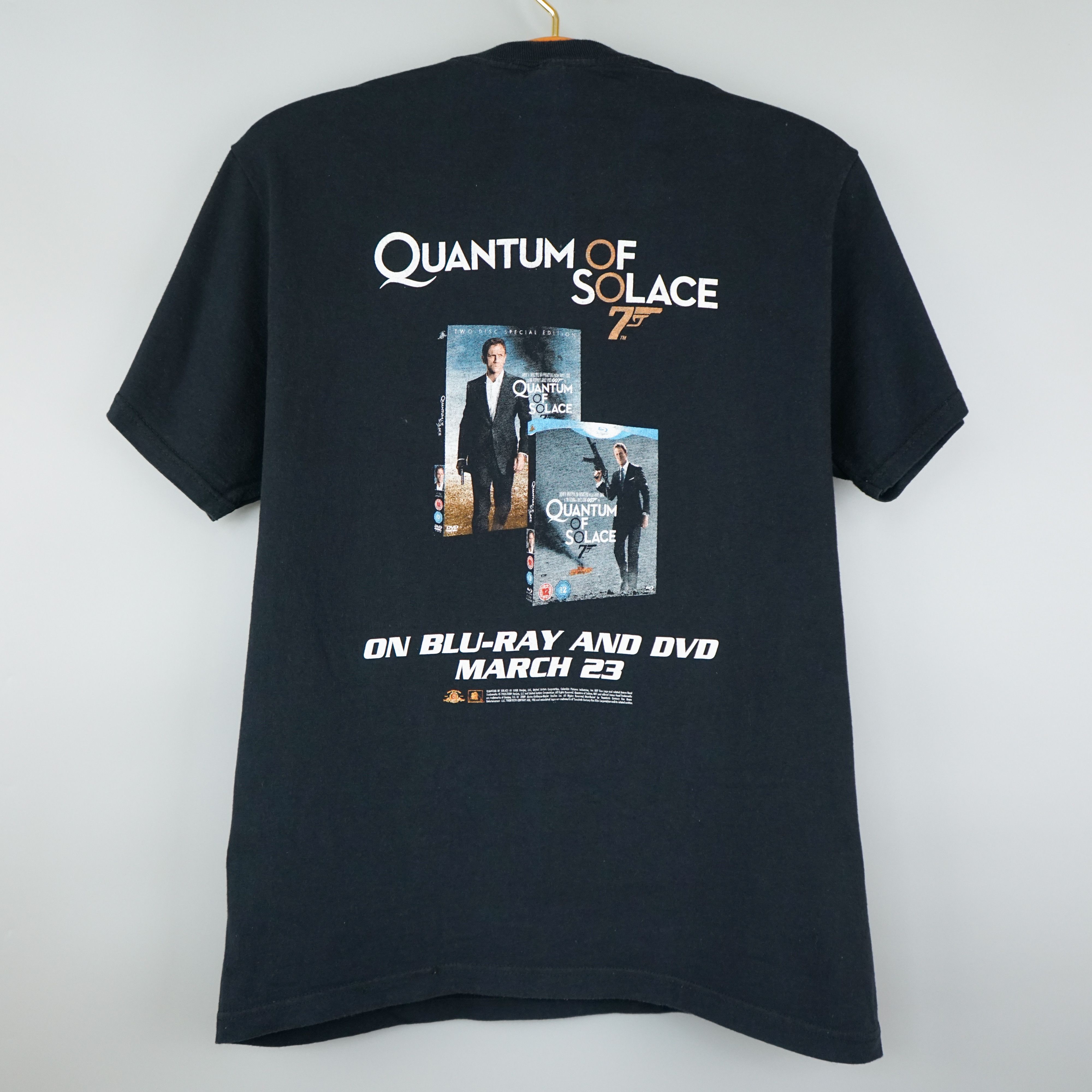 Vintage 2008 James Bond 007 t shirt quantum of solace Size US M / EU 48-50 / 2 - 5 Thumbnail