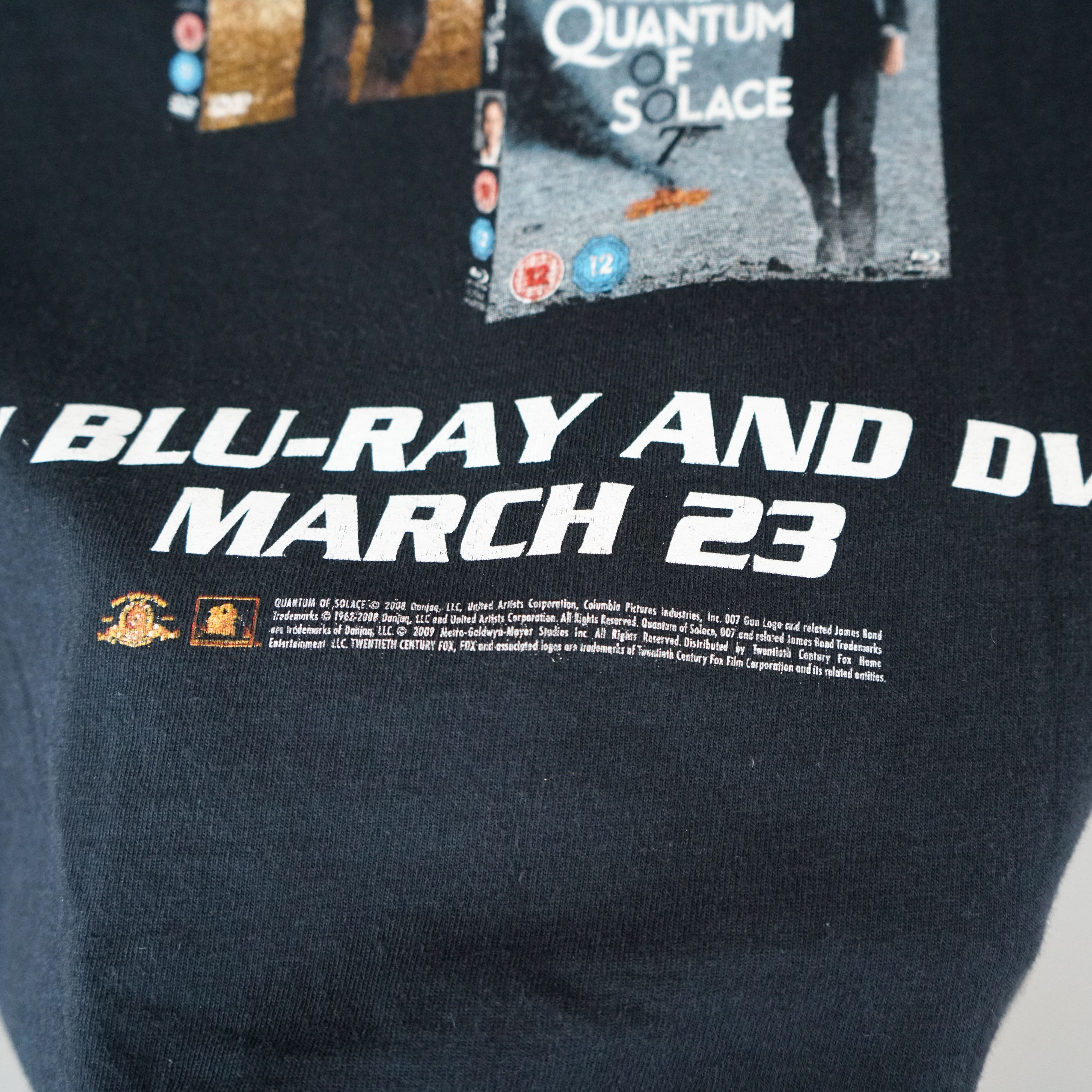 Vintage 2008 James Bond 007 t shirt quantum of solace Size US M / EU 48-50 / 2 - 7 Thumbnail