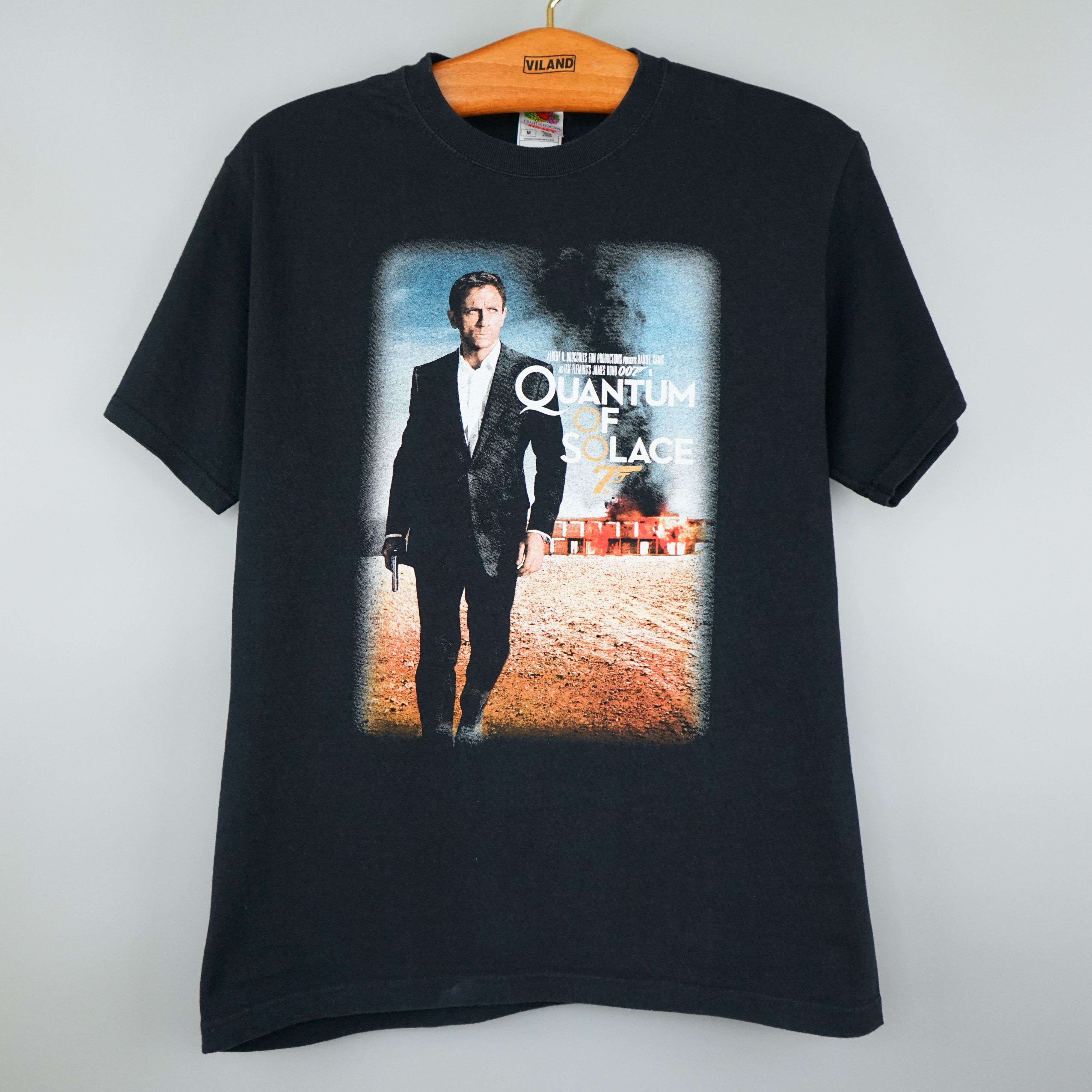 Vintage 2008 James Bond 007 t shirt quantum of solace Size US M / EU 48-50 / 2 - 1 Thumbnail