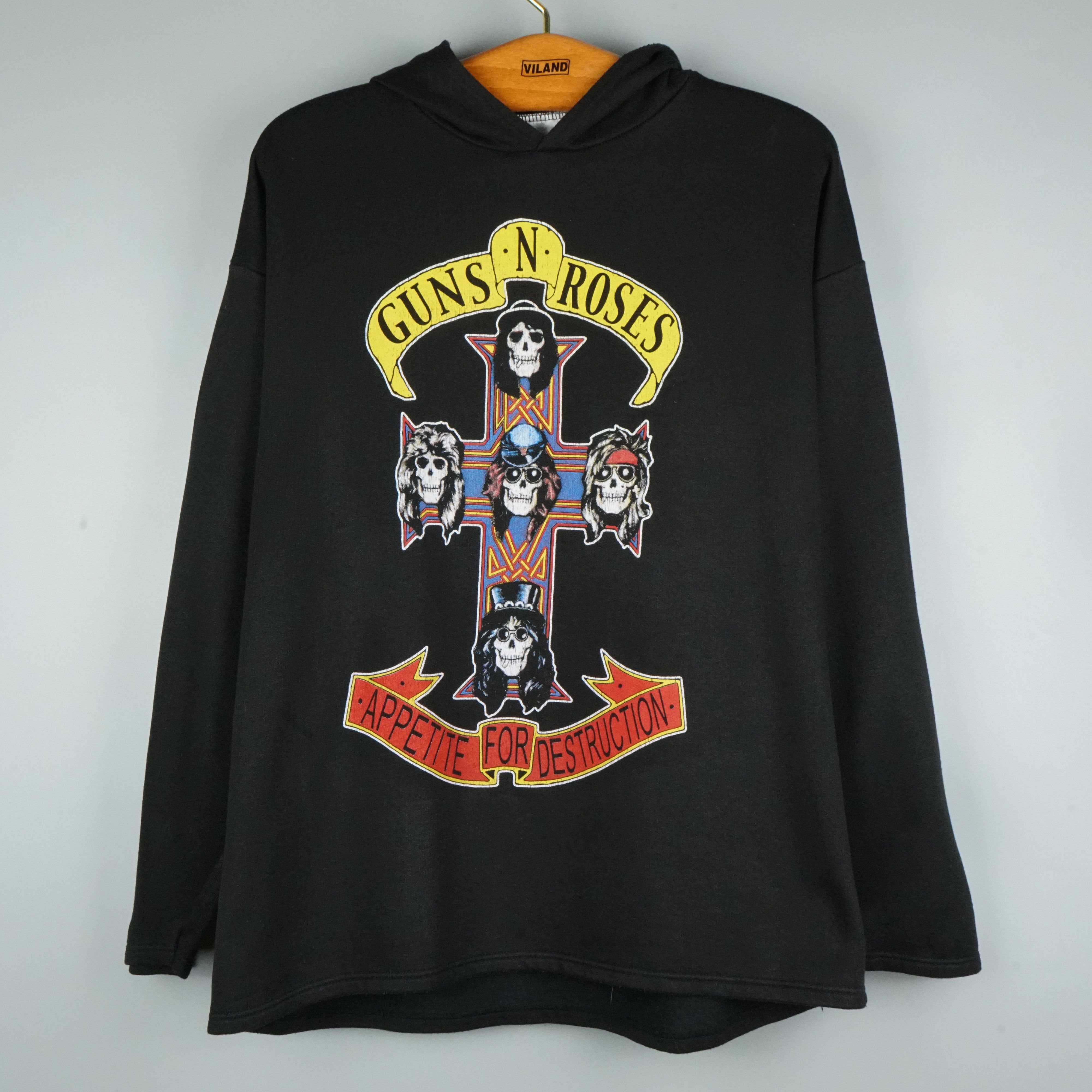 Band Tees × Guns N' Roses × Vintage 1990s Guns N Roses Hoodie Appetite for Destruction Size US M / EU 48-50 / 2 - 1 Thumbnail