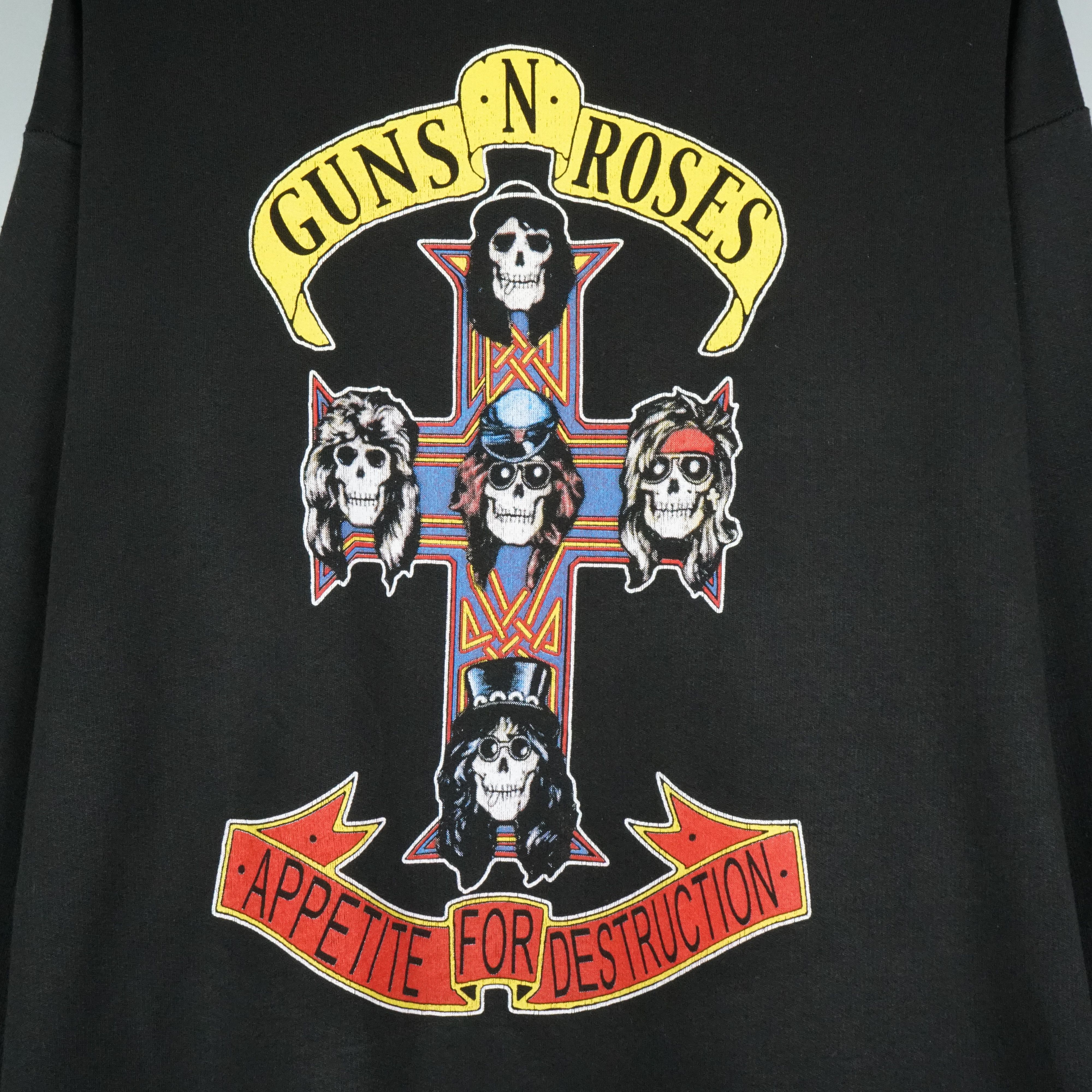 Band Tees × Guns N' Roses × Vintage 1990s Guns N Roses Hoodie Appetite for Destruction Size US M / EU 48-50 / 2 - 2 Thumbnail
