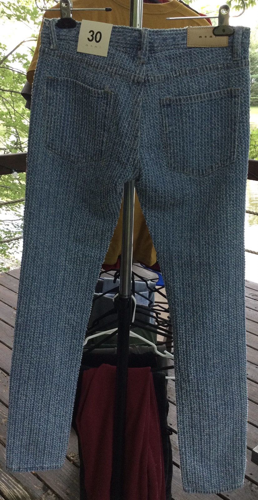 MNML MNML M308 JACQUARD SLIM DENIM - BLUE Size US 30 / EU 46 - 2 Thumbnail