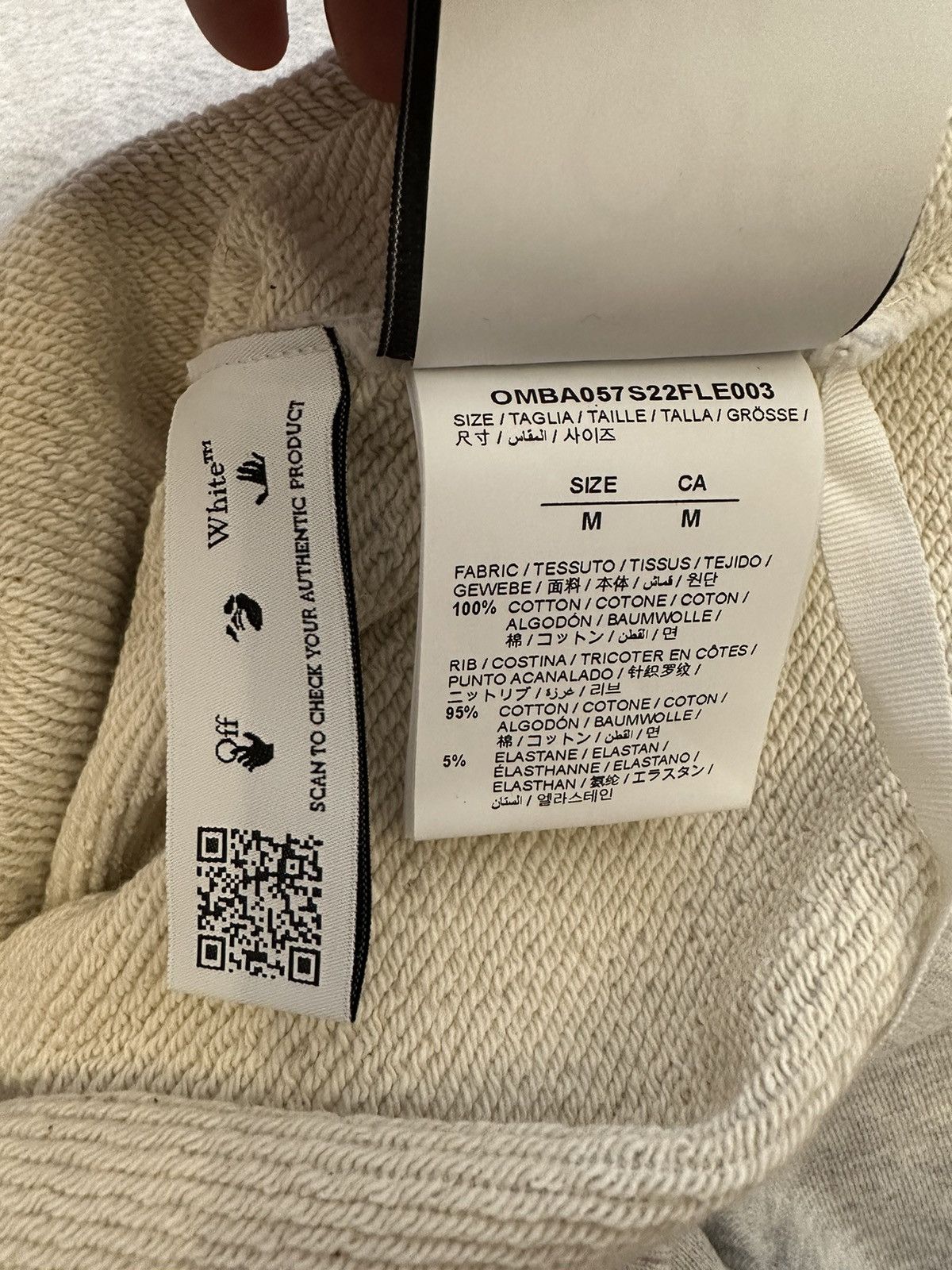 Off-White Off White Wave Diag Print Sweatshirt Size US M / EU 48-50 / 2 - 4 Thumbnail