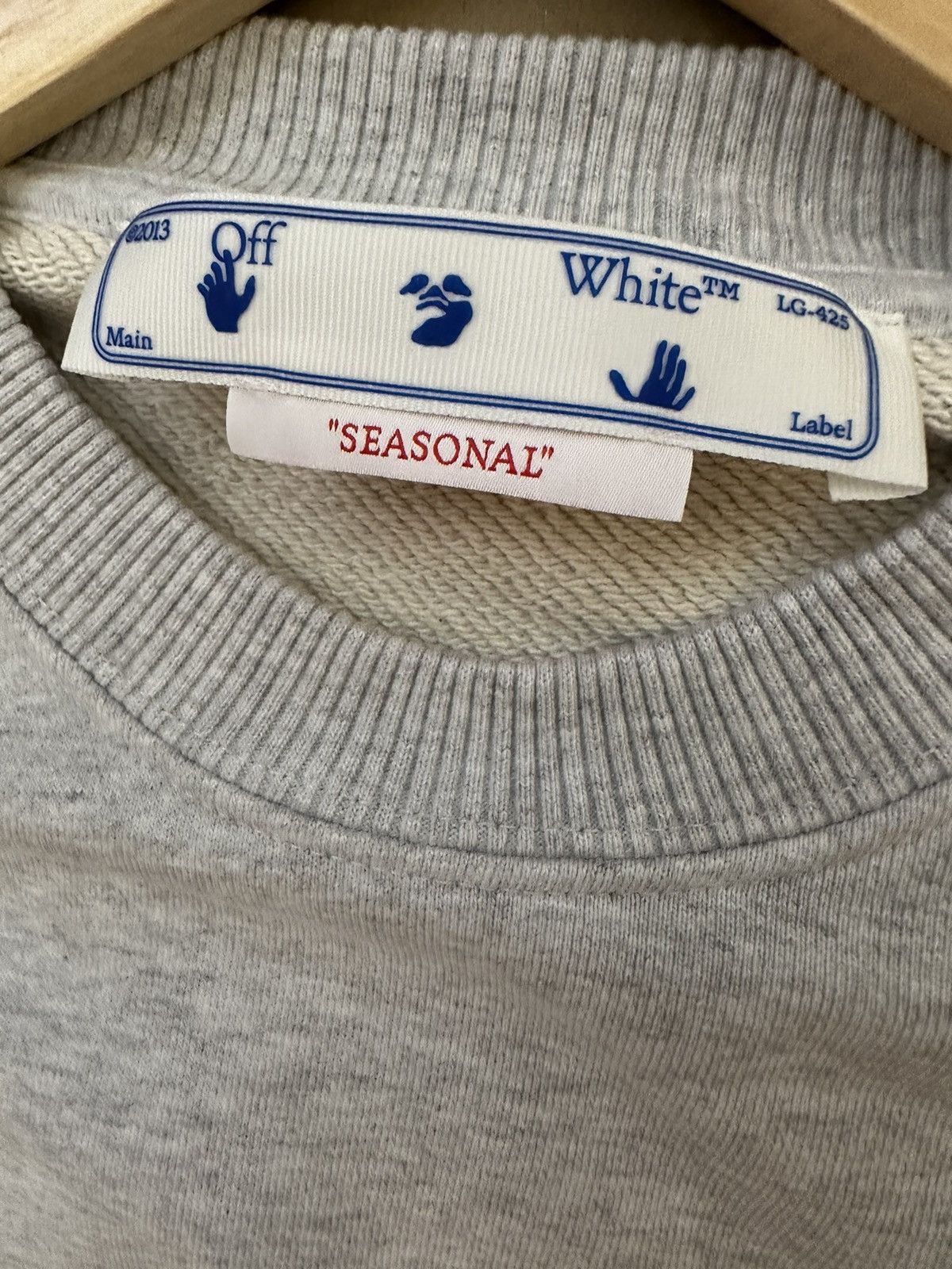 Off-White Off White Wave Diag Print Sweatshirt Size US M / EU 48-50 / 2 - 3 Thumbnail