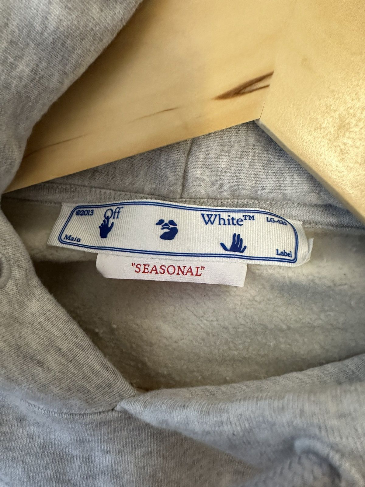 Off-White Off White Diag Tab Hoodie Size US S / EU 44-46 / 1 - 3 Thumbnail