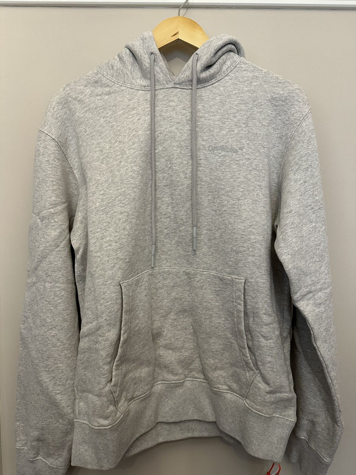Off-White Off White Diag Tab Hoodie Size US S / EU 44-46 / 1 - 1 Thumbnail