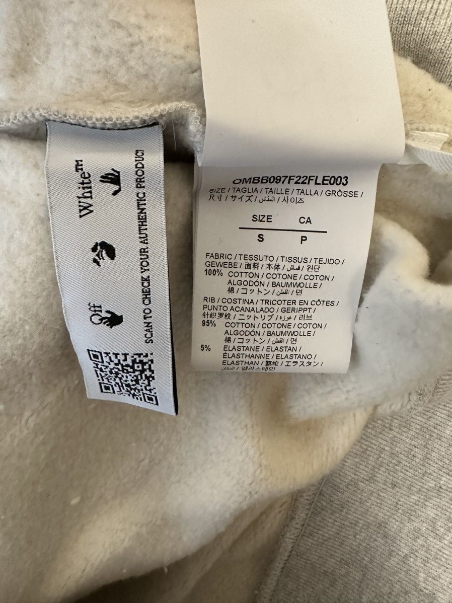 Off-White Off White Diag Tab Hoodie Size US S / EU 44-46 / 1 - 4 Thumbnail