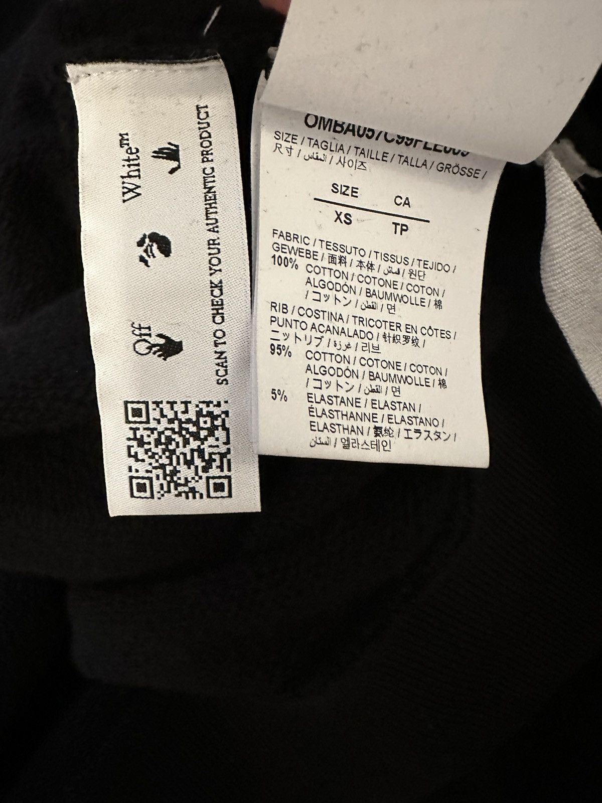 Off-White Off White Diag Tab Slim Sweatshirt Size US XS / EU 42 / 0 - 4 Thumbnail
