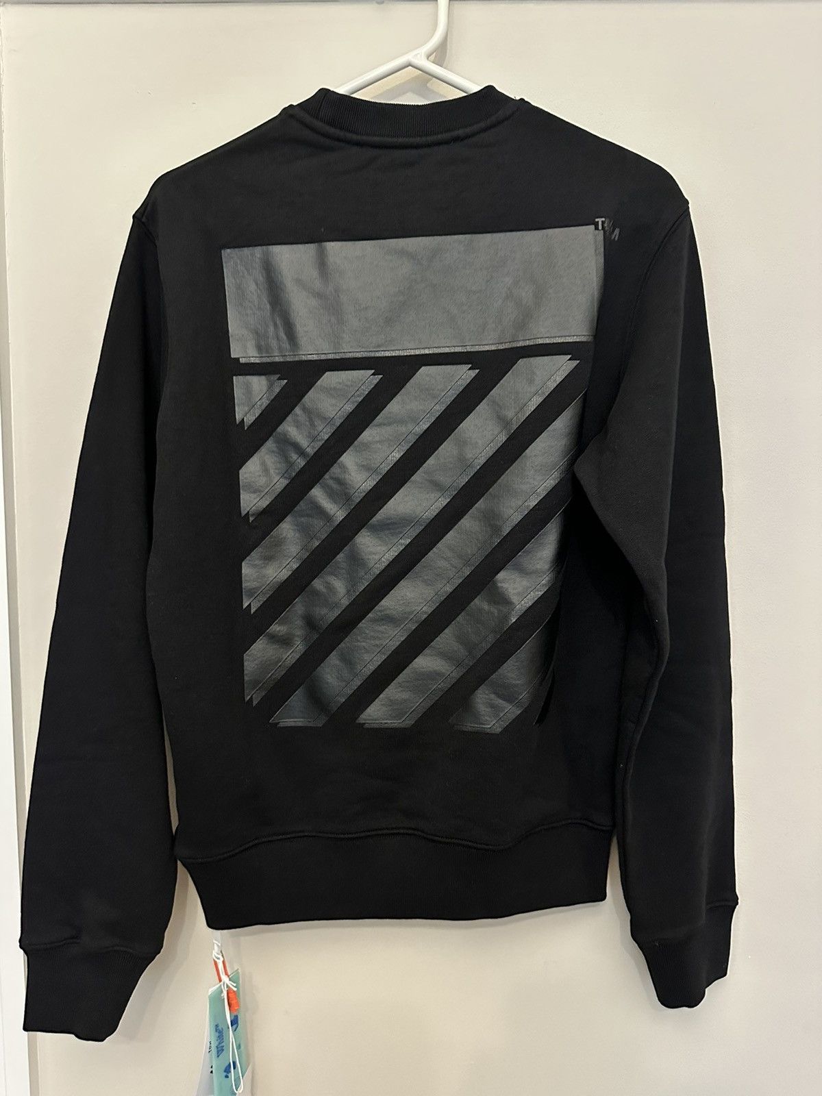 Off-White Off White Diag Tab Slim Sweatshirt Size US XS / EU 42 / 0 - 2 Thumbnail