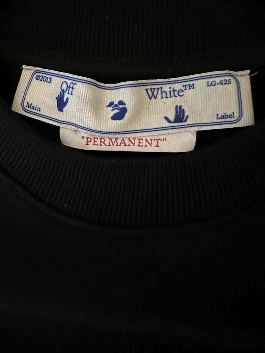 Off-White Off White Diag Tab Slim Sweatshirt Size US XS / EU 42 / 0 - 3 Thumbnail